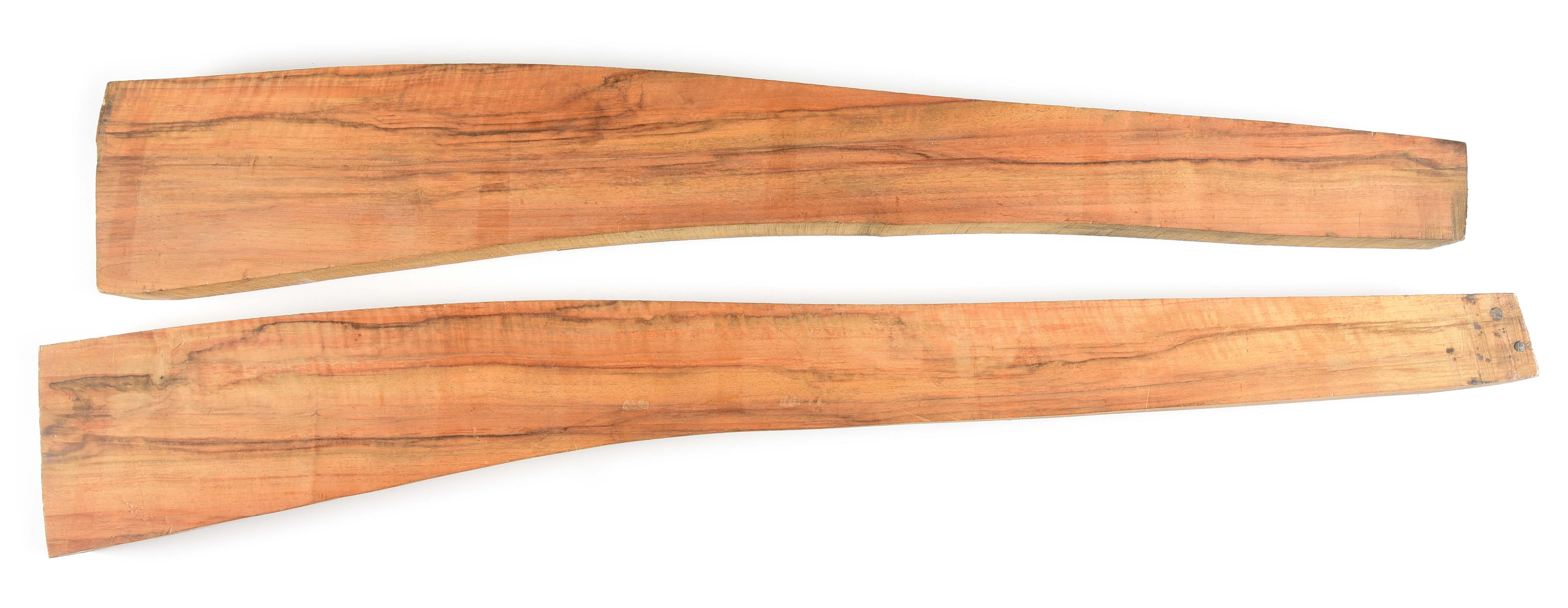 Lot Detail MATCHED PAIR OF FRENCH WALNUT RIFLE STOCK BLANKS.