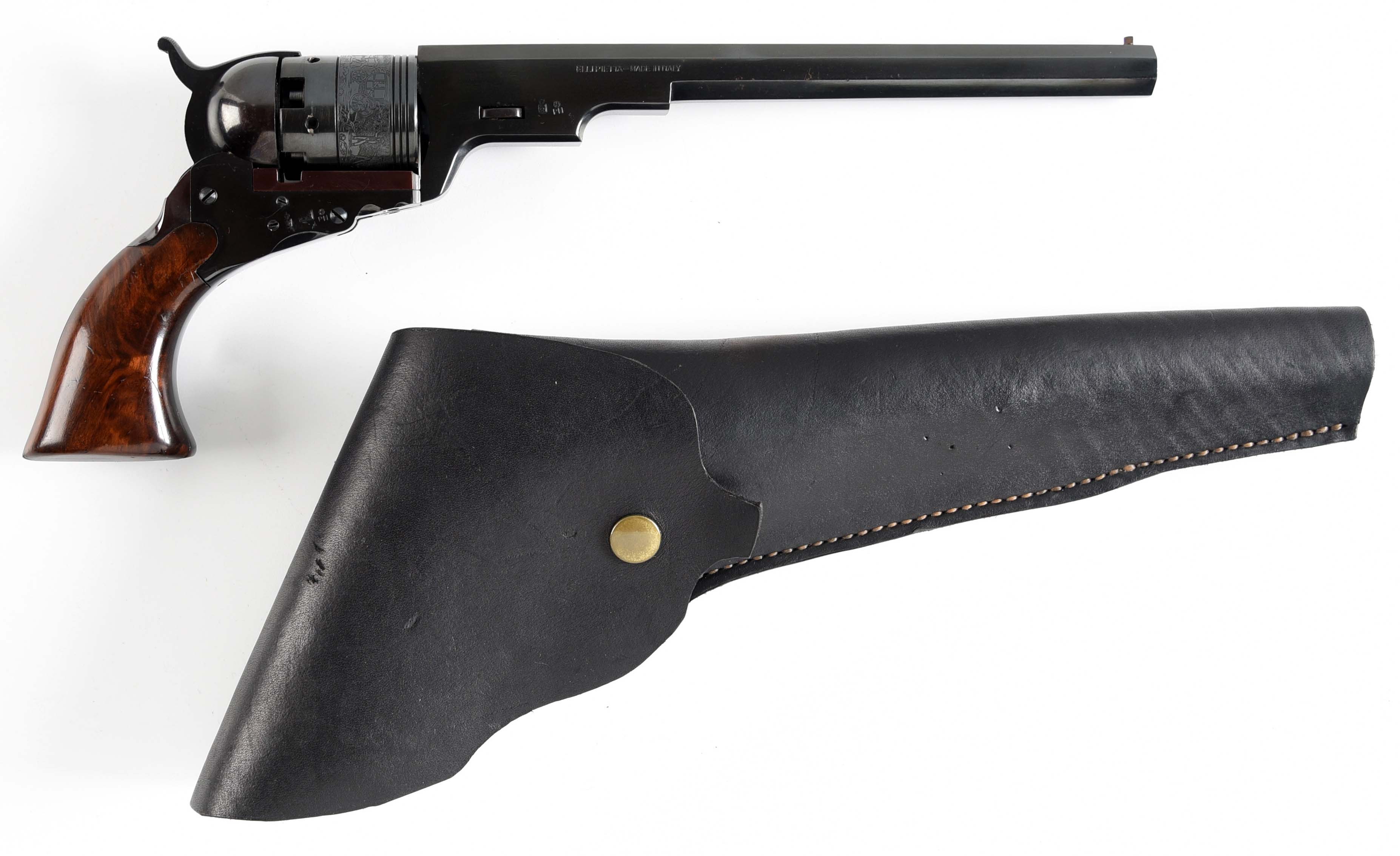 Lot Detail (A) COLT TEXAS PATERSON PERCUSSION REVOLVER WITH HOLSTER.