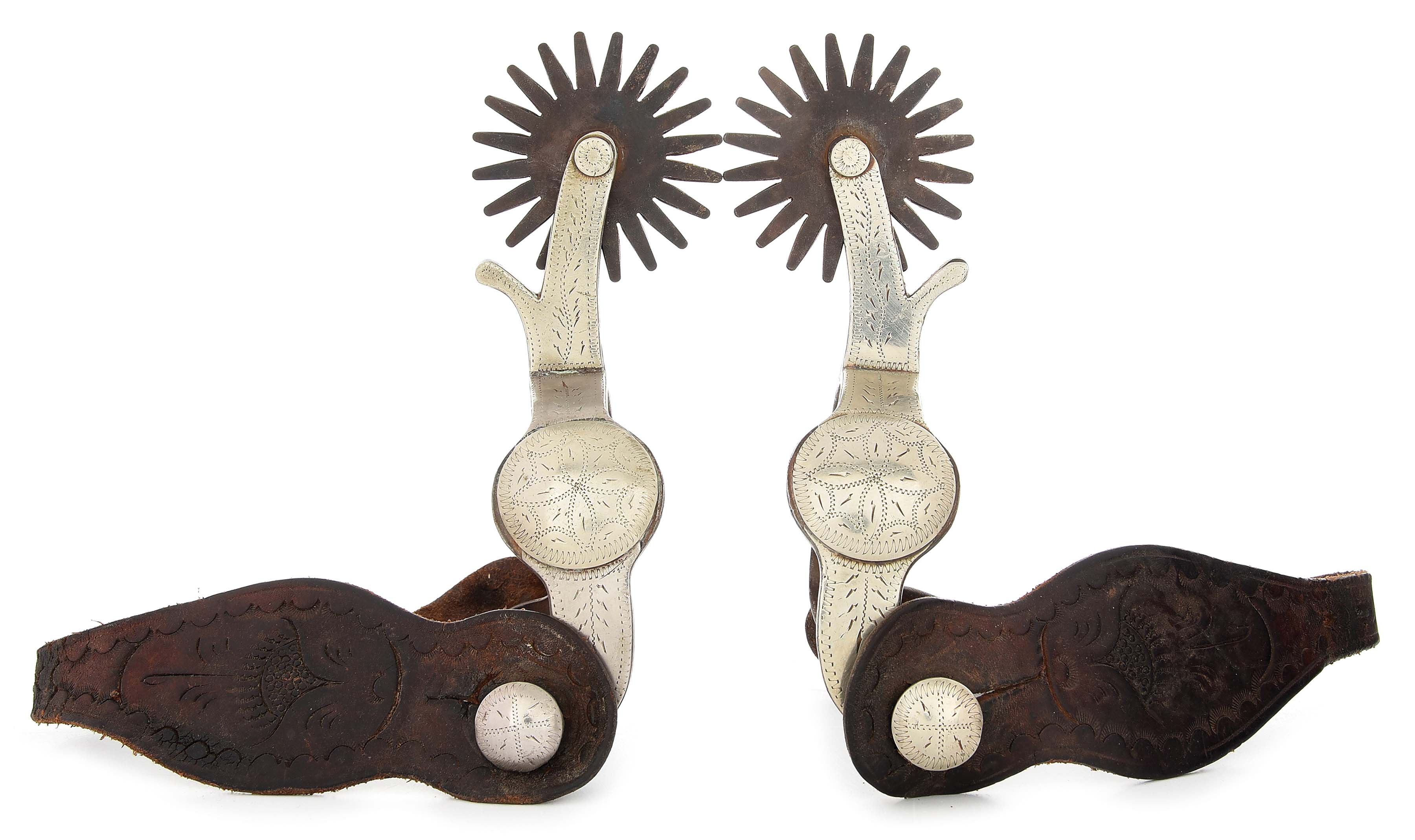 Lot Detail CROCKETT "FRONTIER" SPURS