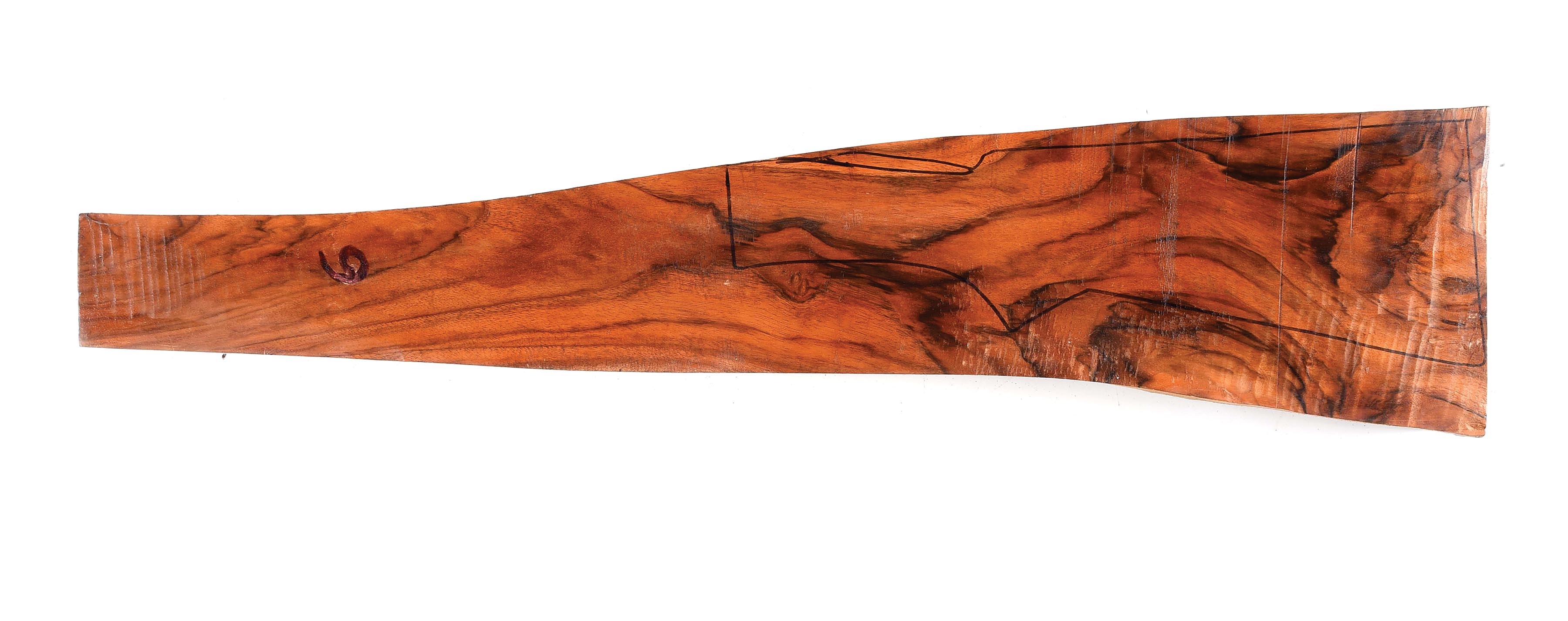 Lot Detail FRENCH WALNUT RIFLE STOCK BLANK.