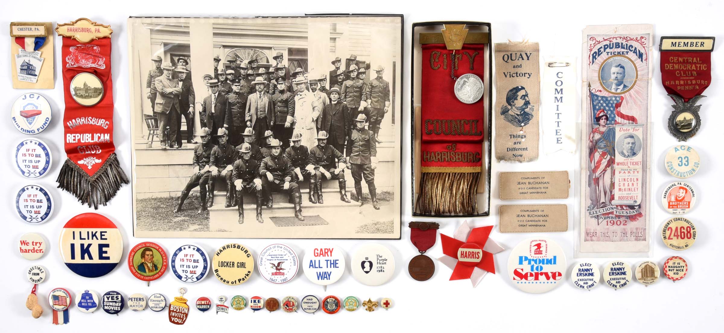 Lot Detail LARGE LOT OF UNITED STATES POLITICAL MEMORABILIA.