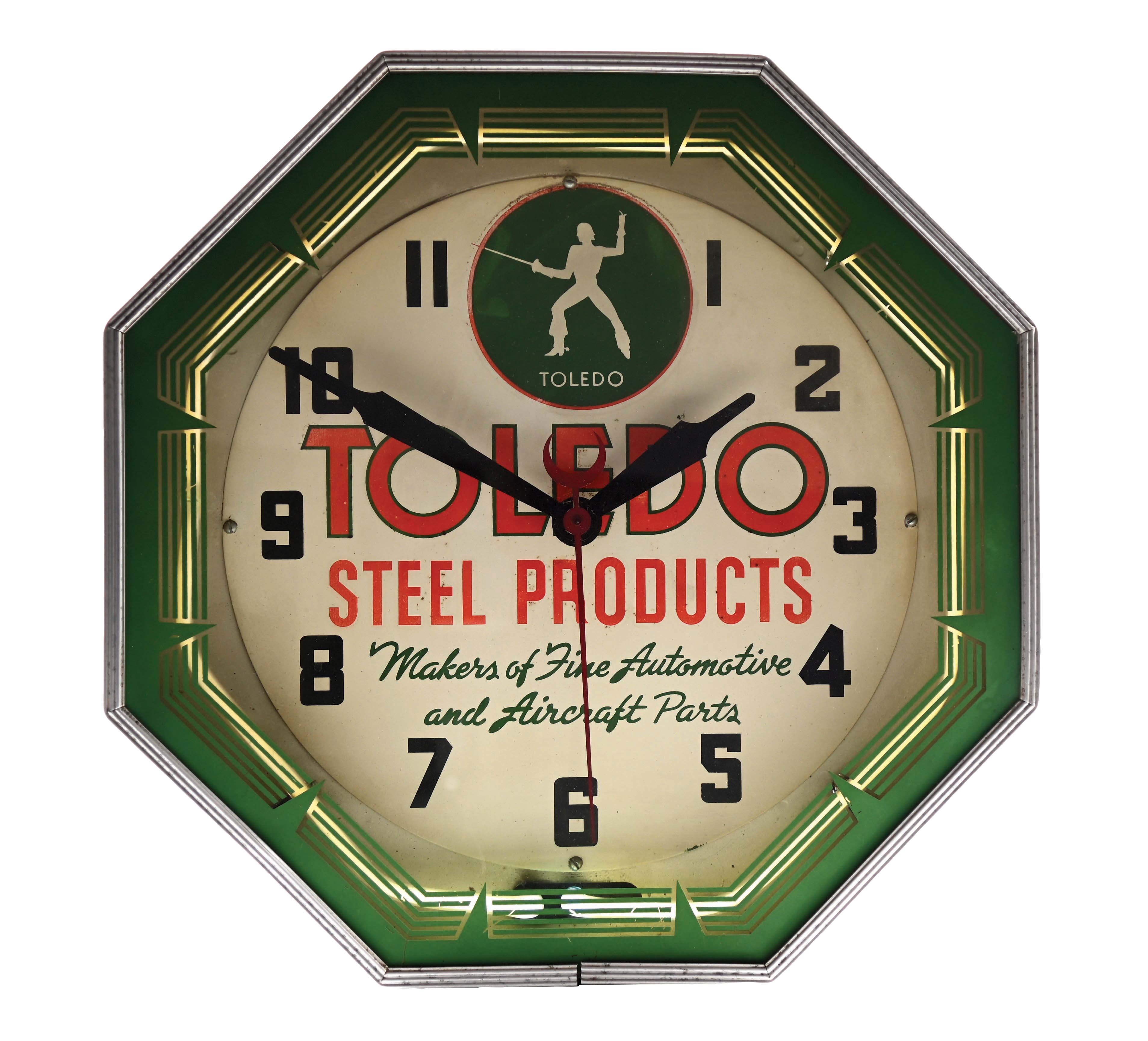 Lot Detail TOLEDO STEEL PRODUCTS NEON CLOCK.