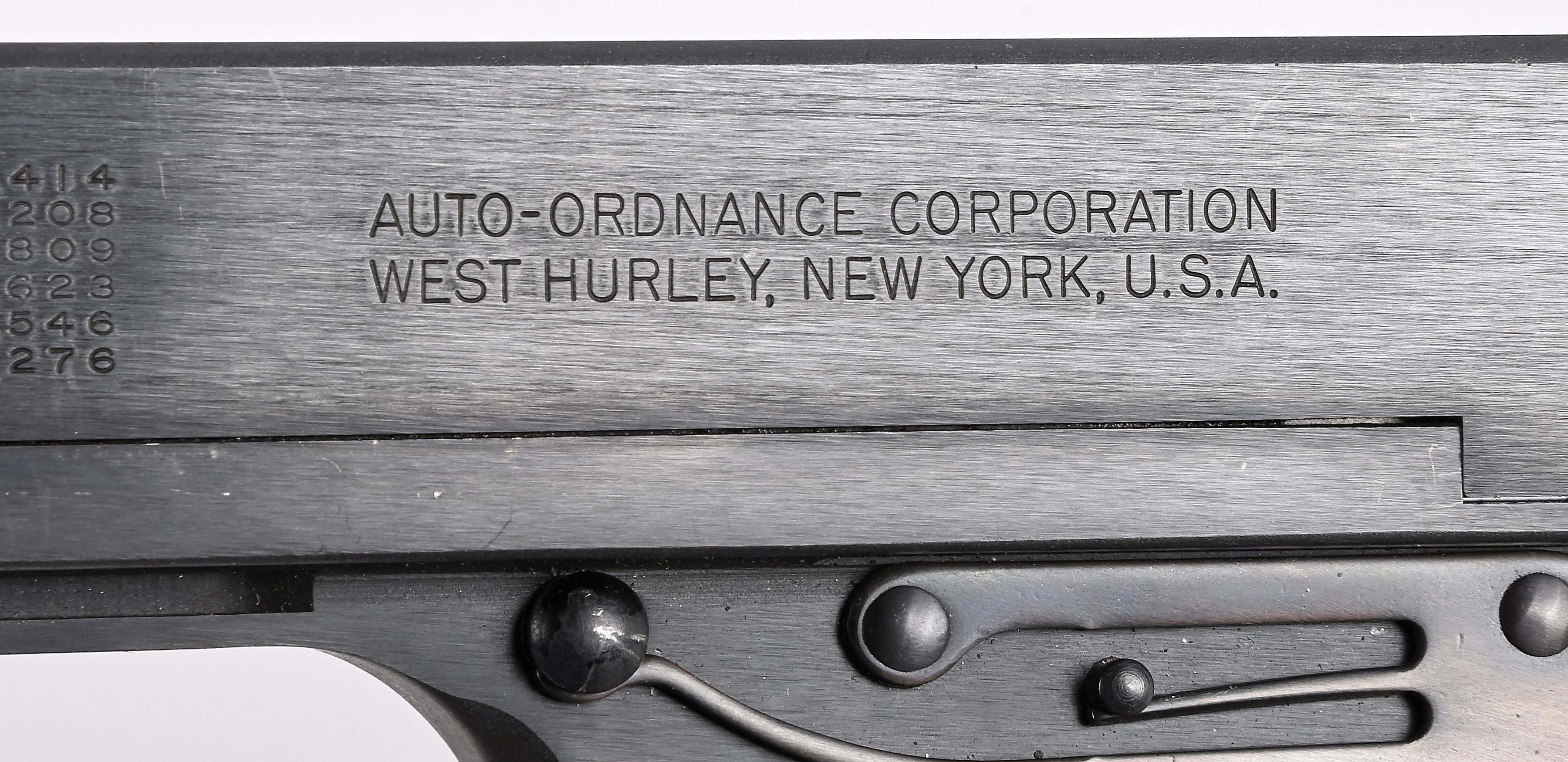 Lot Detail (N) HIGH CONDITION WEST HURLEY AUTO ORDNANCE MODEL 1928