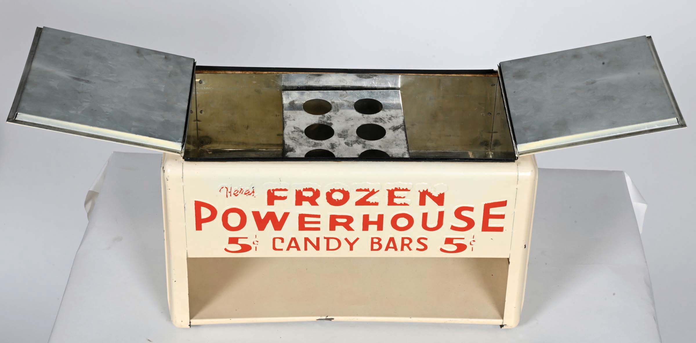 Lot Detail FROZEN POWERHOUSE CANDY BAR MINIATURE COOLER COUNTER TOP