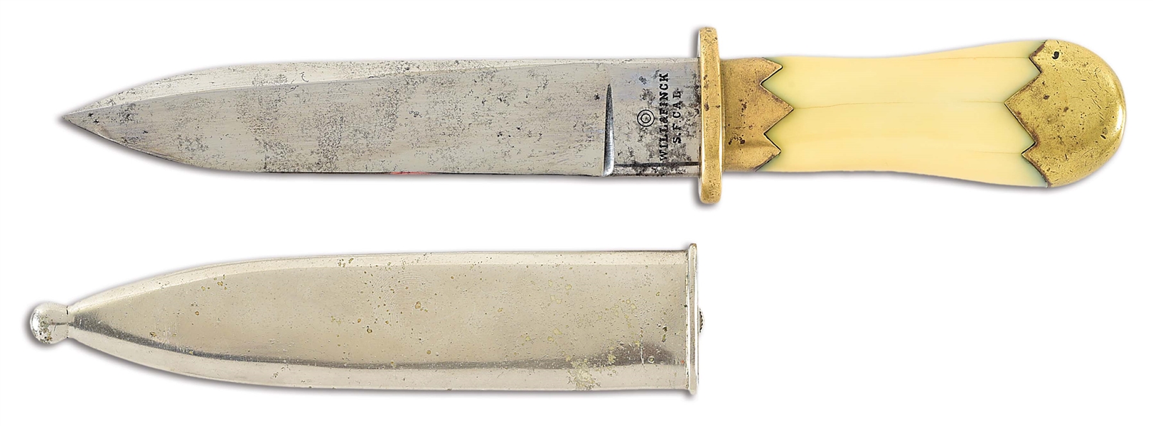 Lot Detail WILL & FINCK SAN FRANCISCO KNIFE AND SCABBARD.