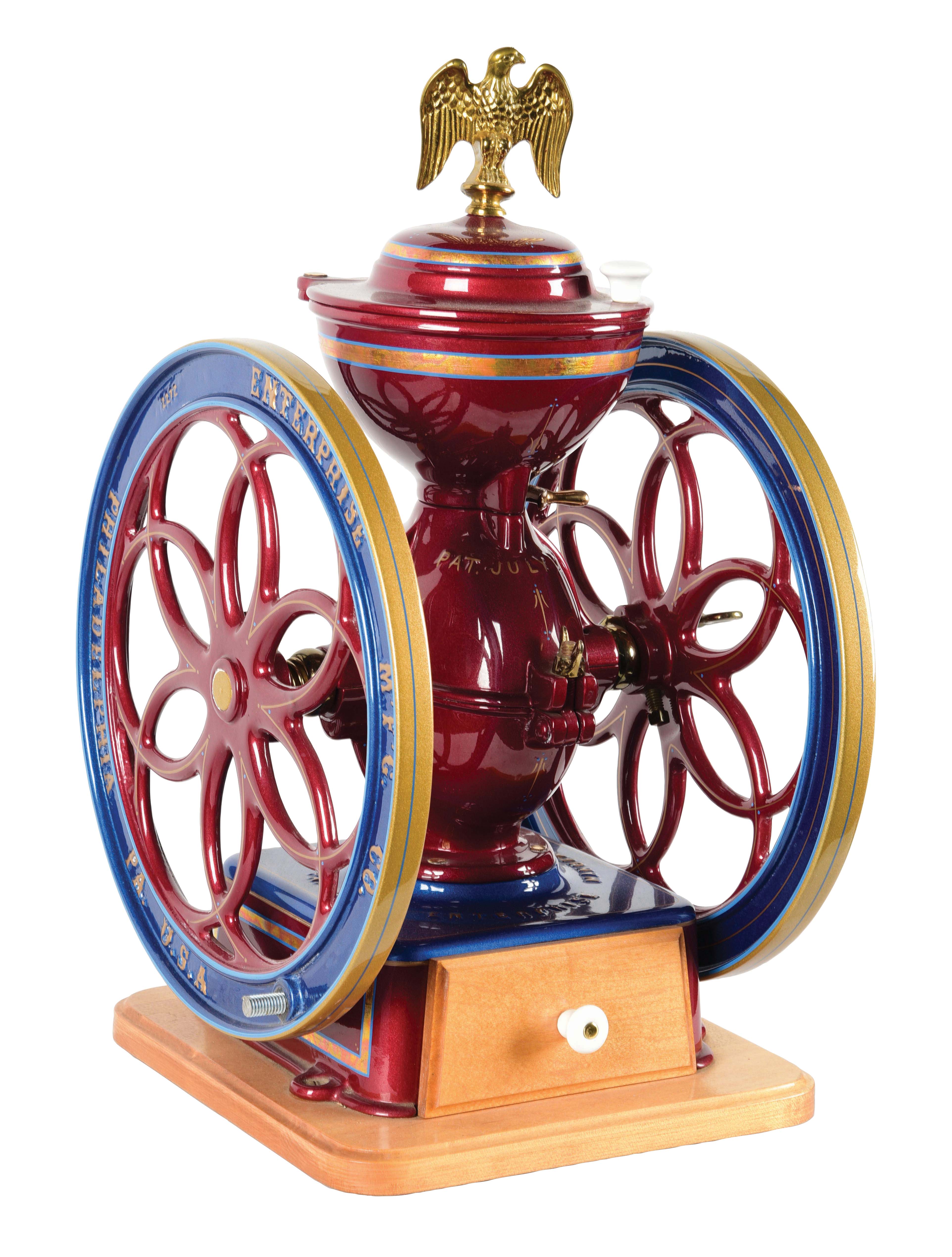 Lot Detail ANTIQUE ENTERPRISE COFFEE GRINDER.