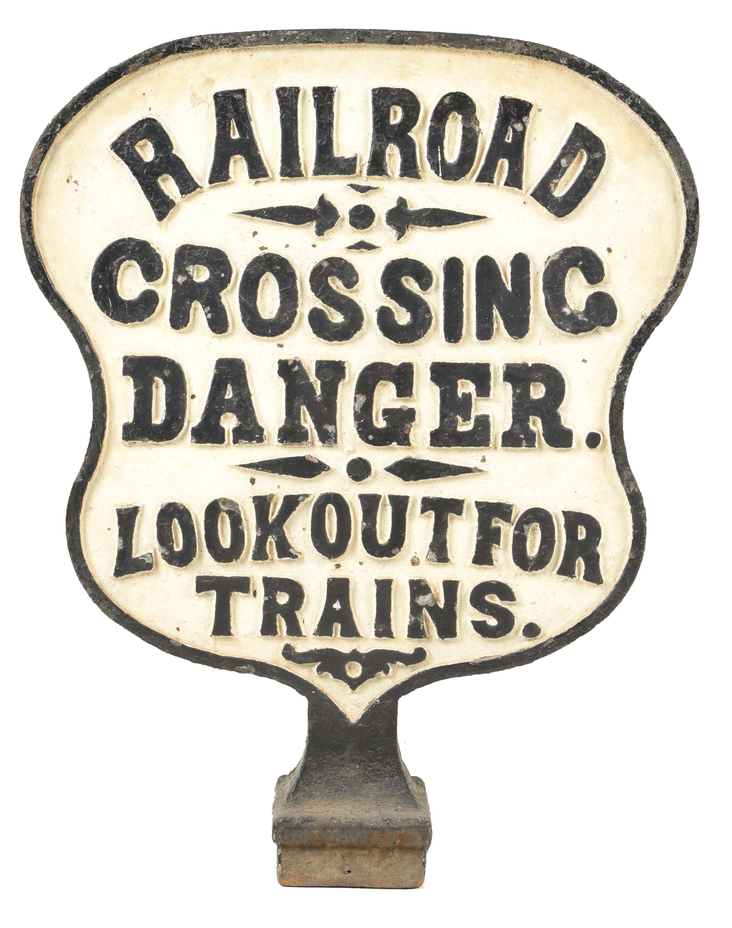 Lot Detail RAILROAD CROSSING SIGN.