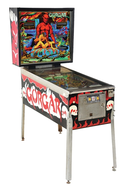 Lot Detail - 25¢ "GORGAR" PINBALL MACHINE.