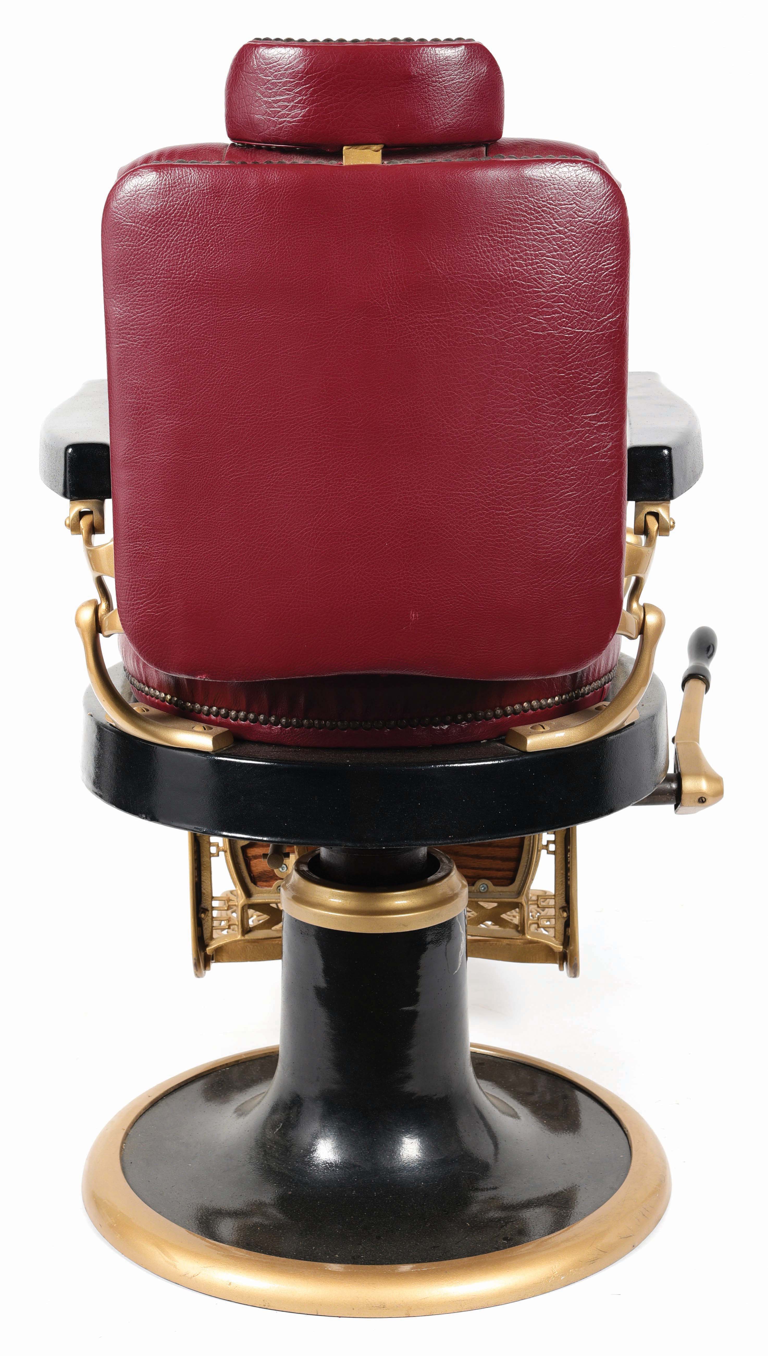 Lot Detail ANTIQUE KOKEN BARBER CHAIR.