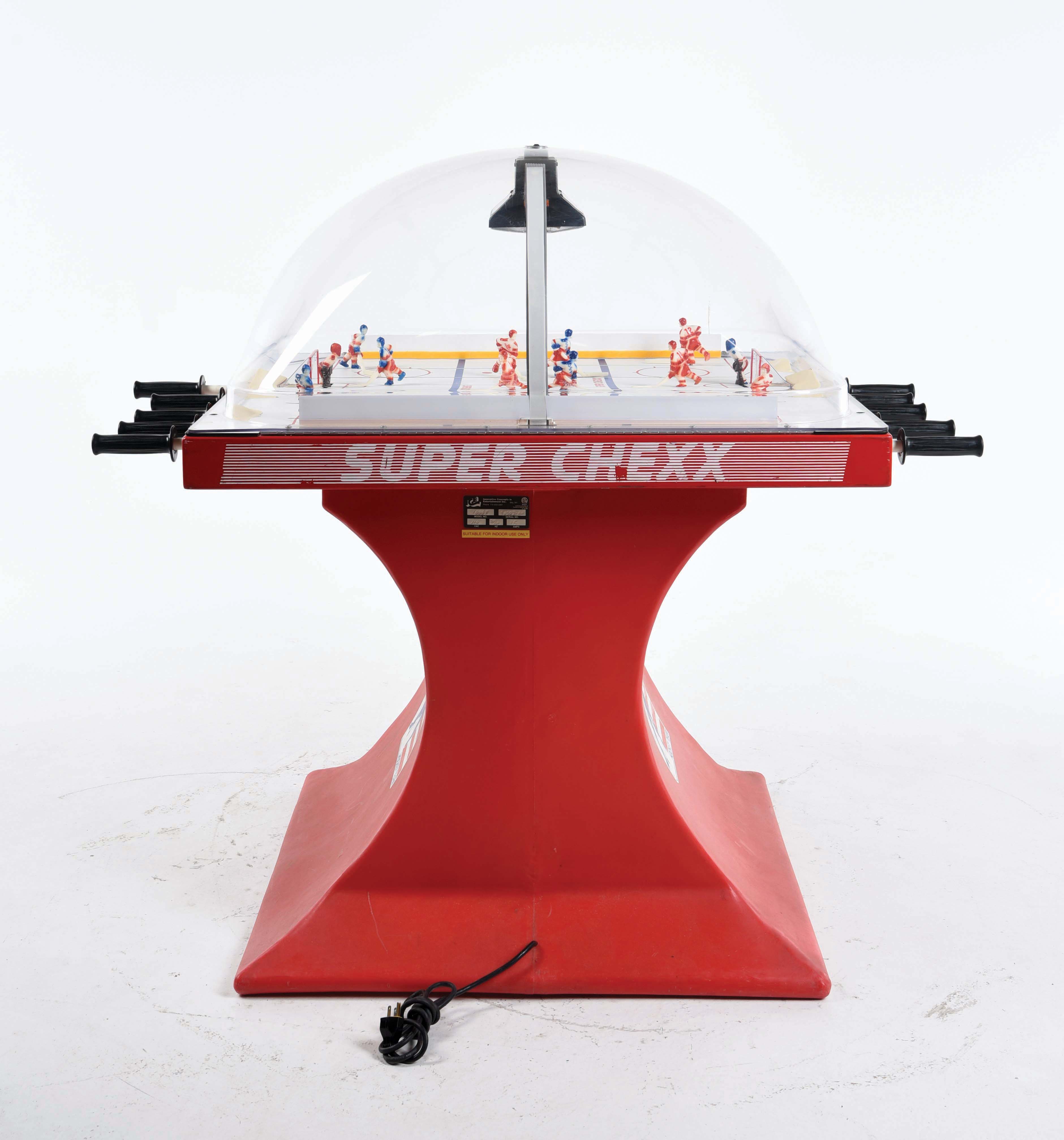 Lot Detail SUPER CHEXX BUBBLE HOCKEY ARCADE GAME.