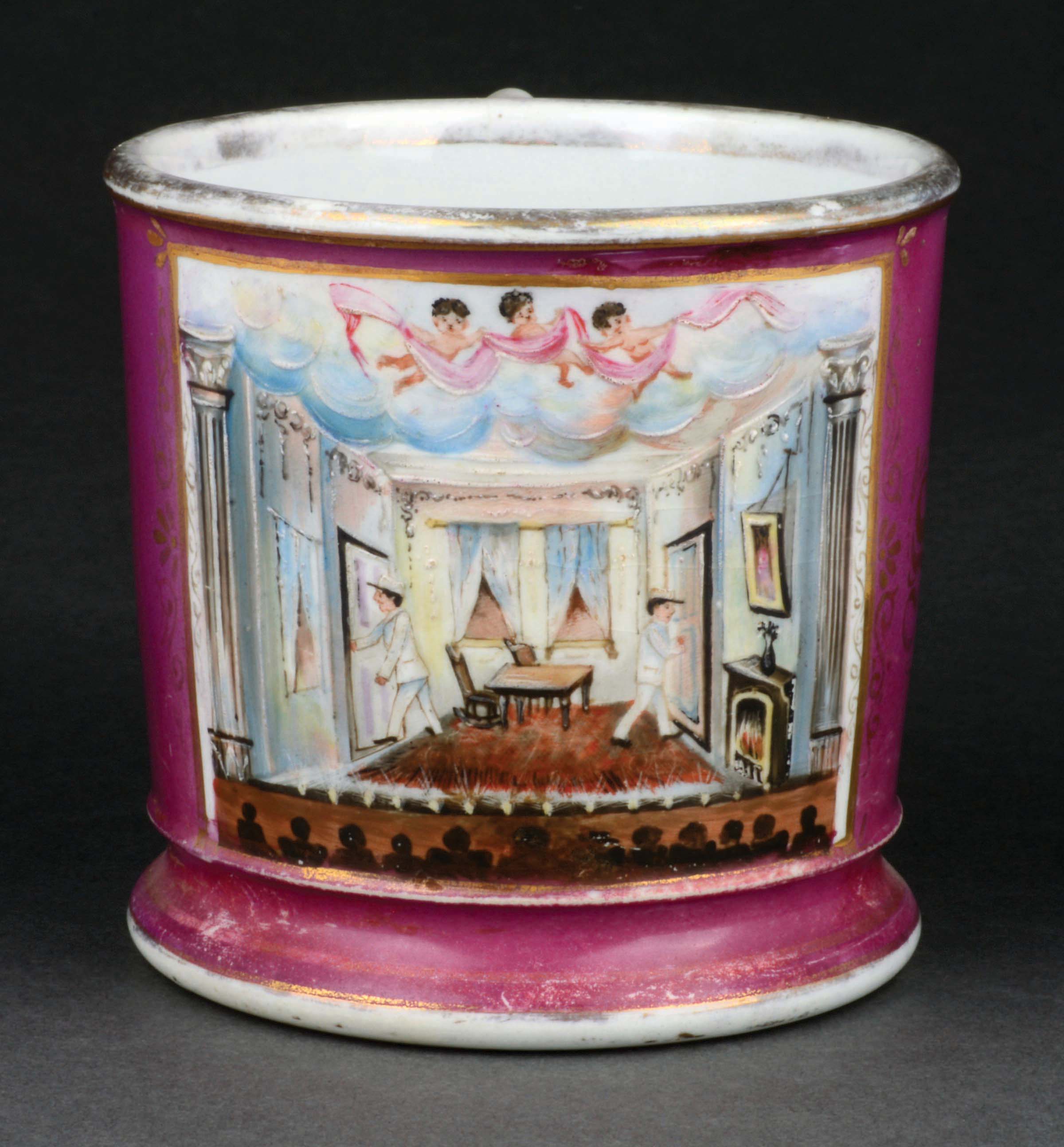 Lot Detail WALLPAPER HANGER SHAVING MUG.