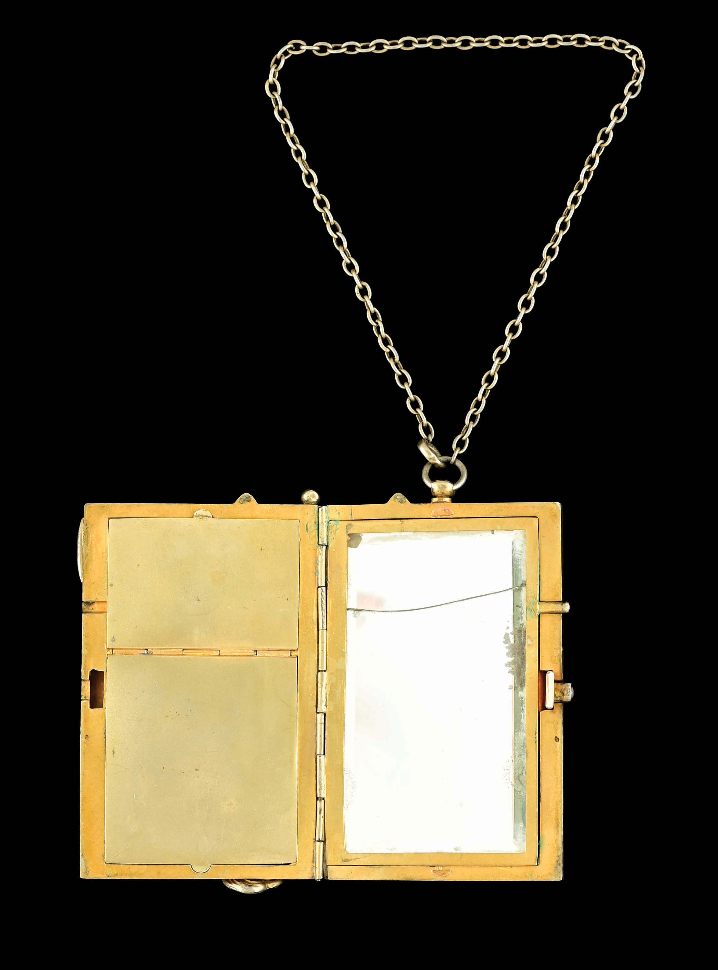 Lot Detail RARE ANTIQUE CALLING CARD CASE & COMPACT.