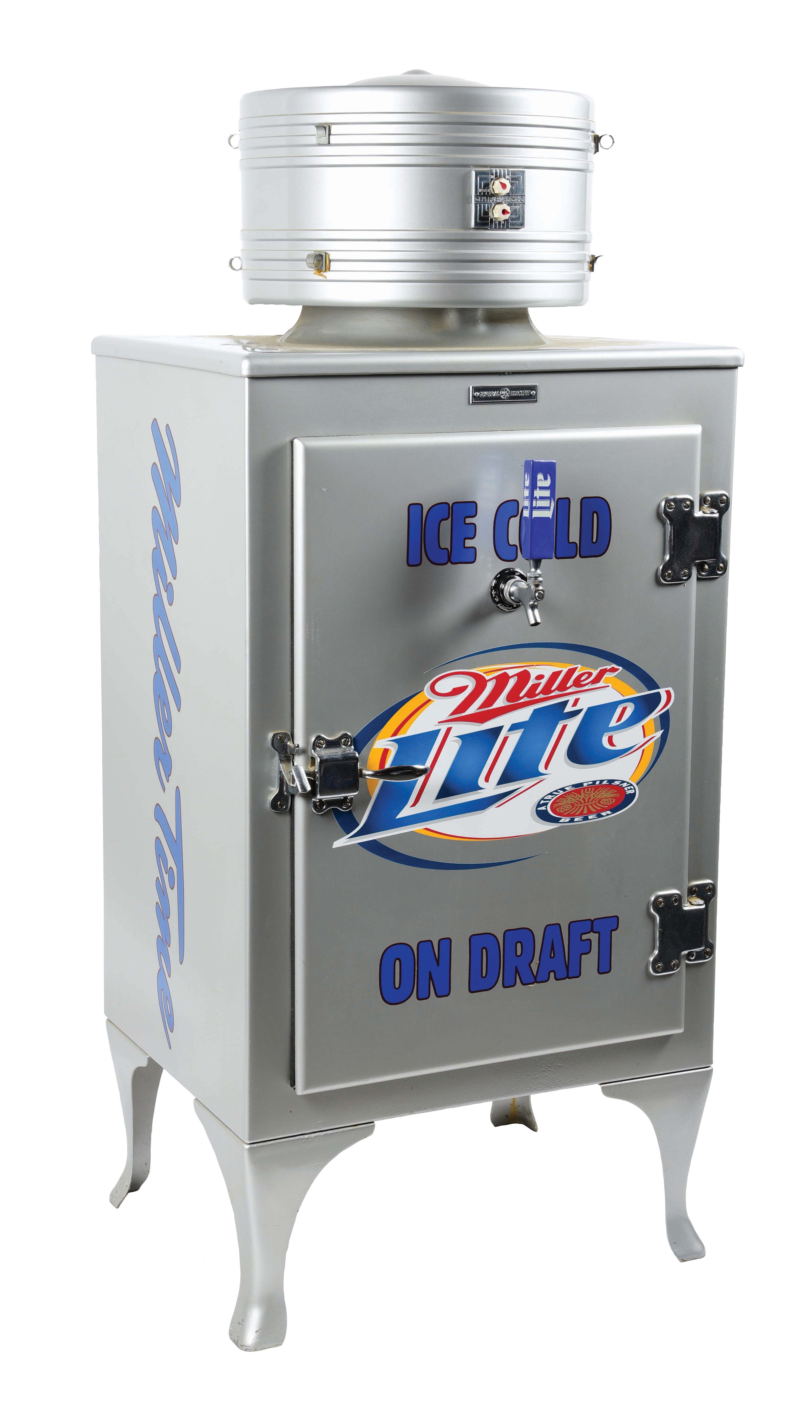 Lot Detail MILLER LITE ICE COLD REFRIGERATOR.