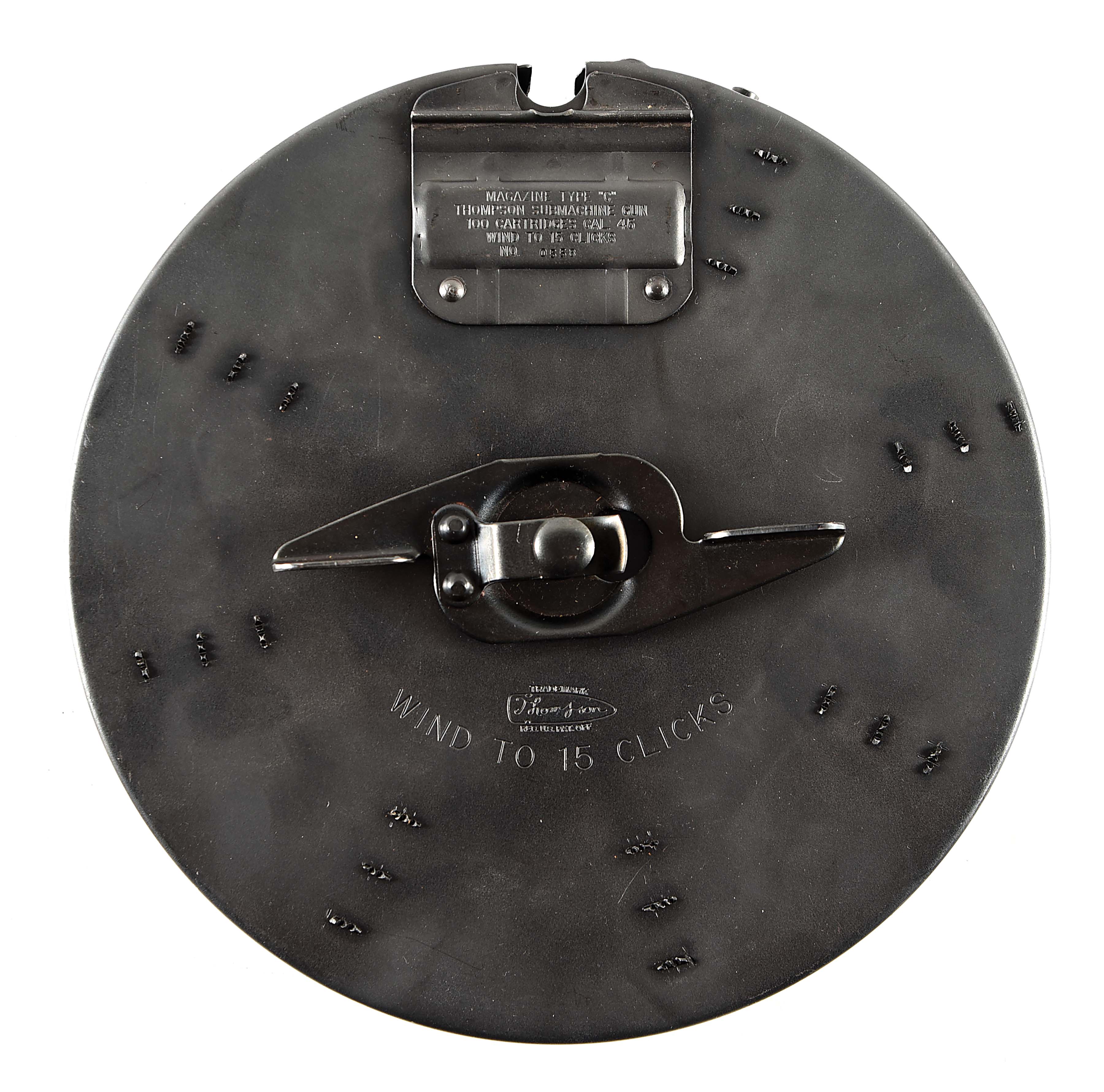 Lot Detail WEST HURLEY PRODUCED 100 ROUND THOMPSON "C" DRUM.