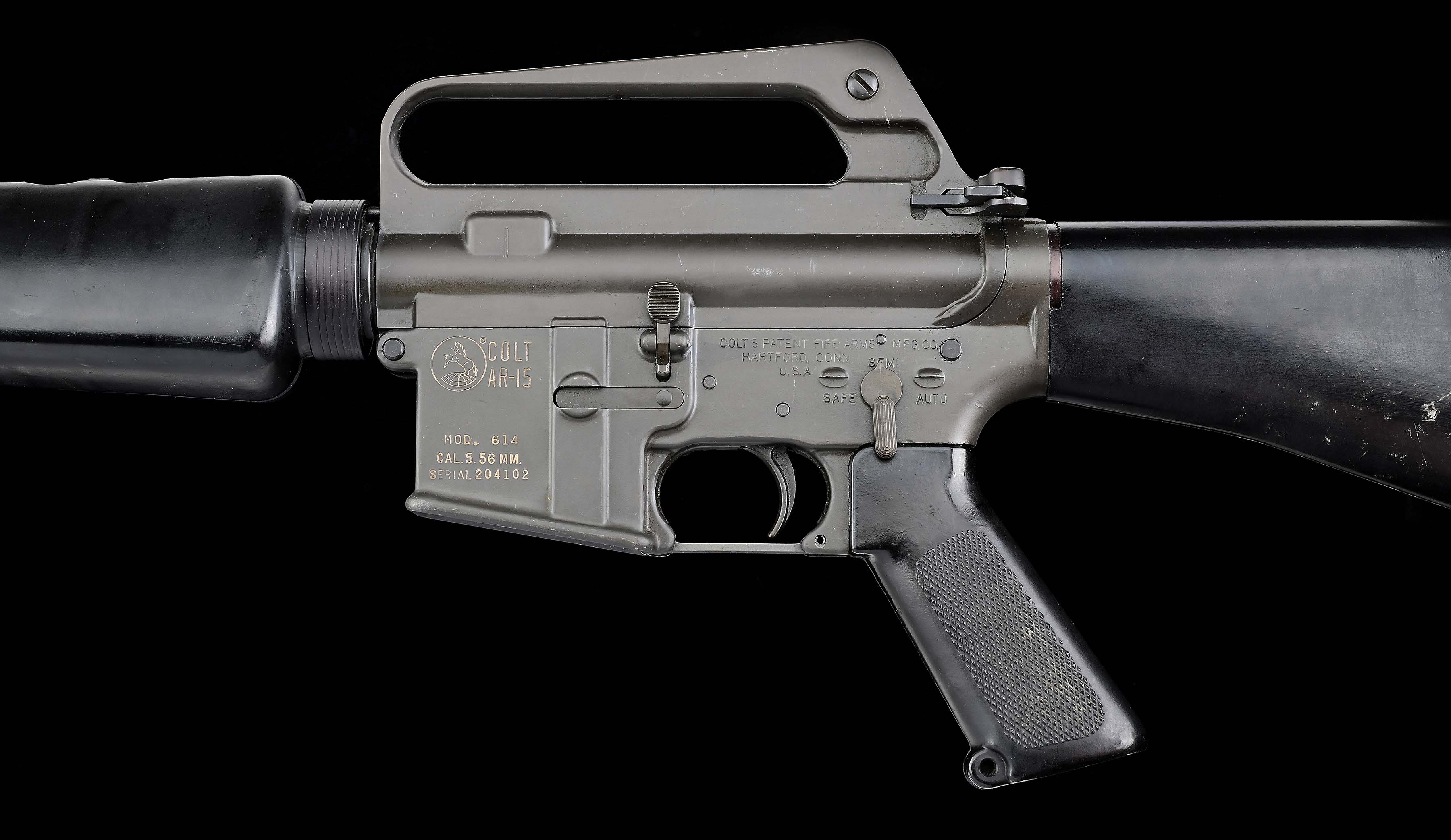 Lot Detail (N) FANTASTIC 1960S VINTAGE ORIGINAL COLT AR15 MODEL 614