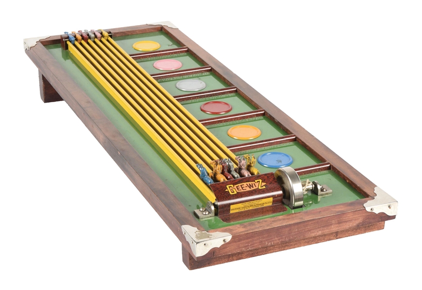 Lot Detail GEEWIZ TABLETOP HORSE RACING GAME