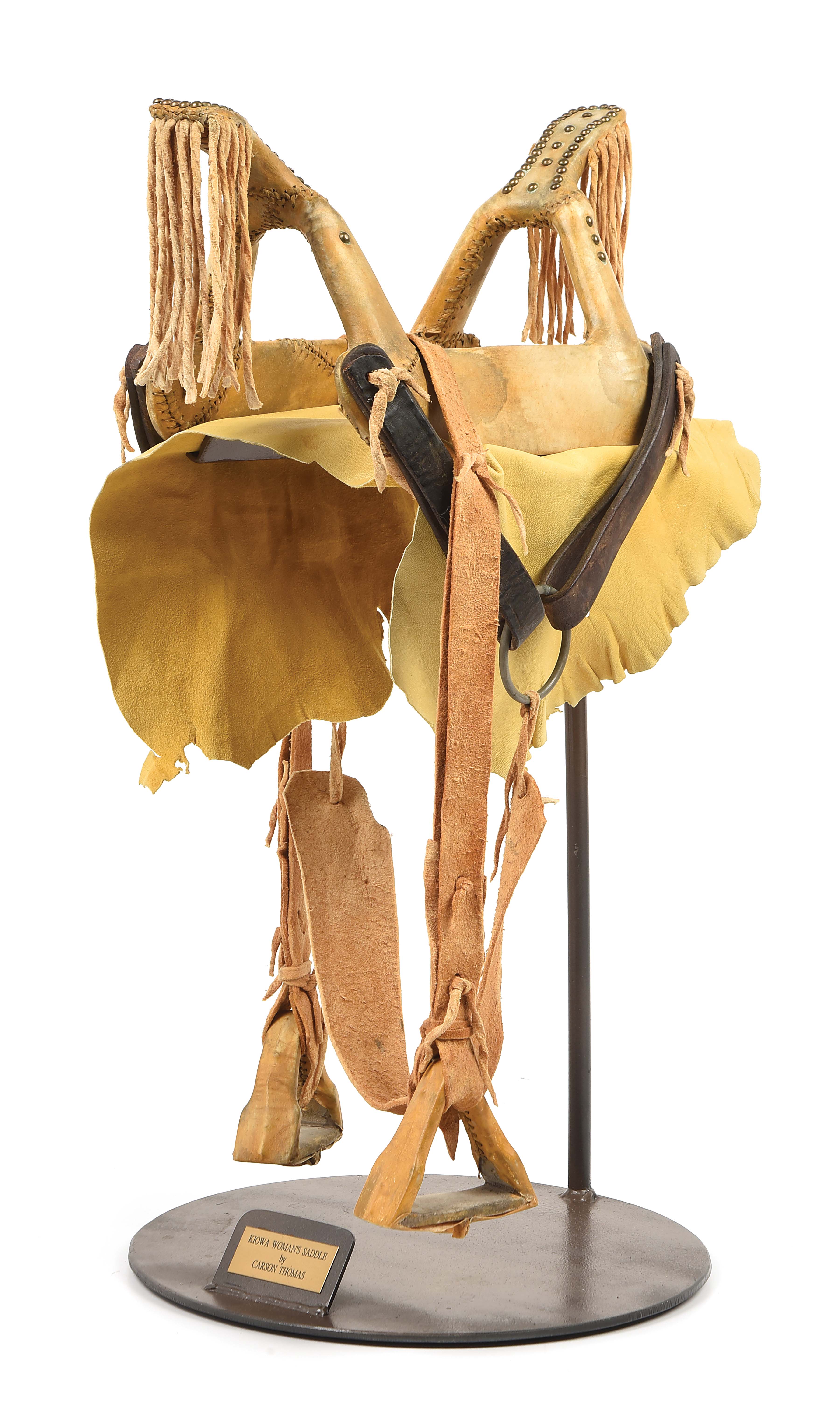 Lot Detail CARSON THOMAS MINIATURE KIOWA WOMAN'S SADDLE