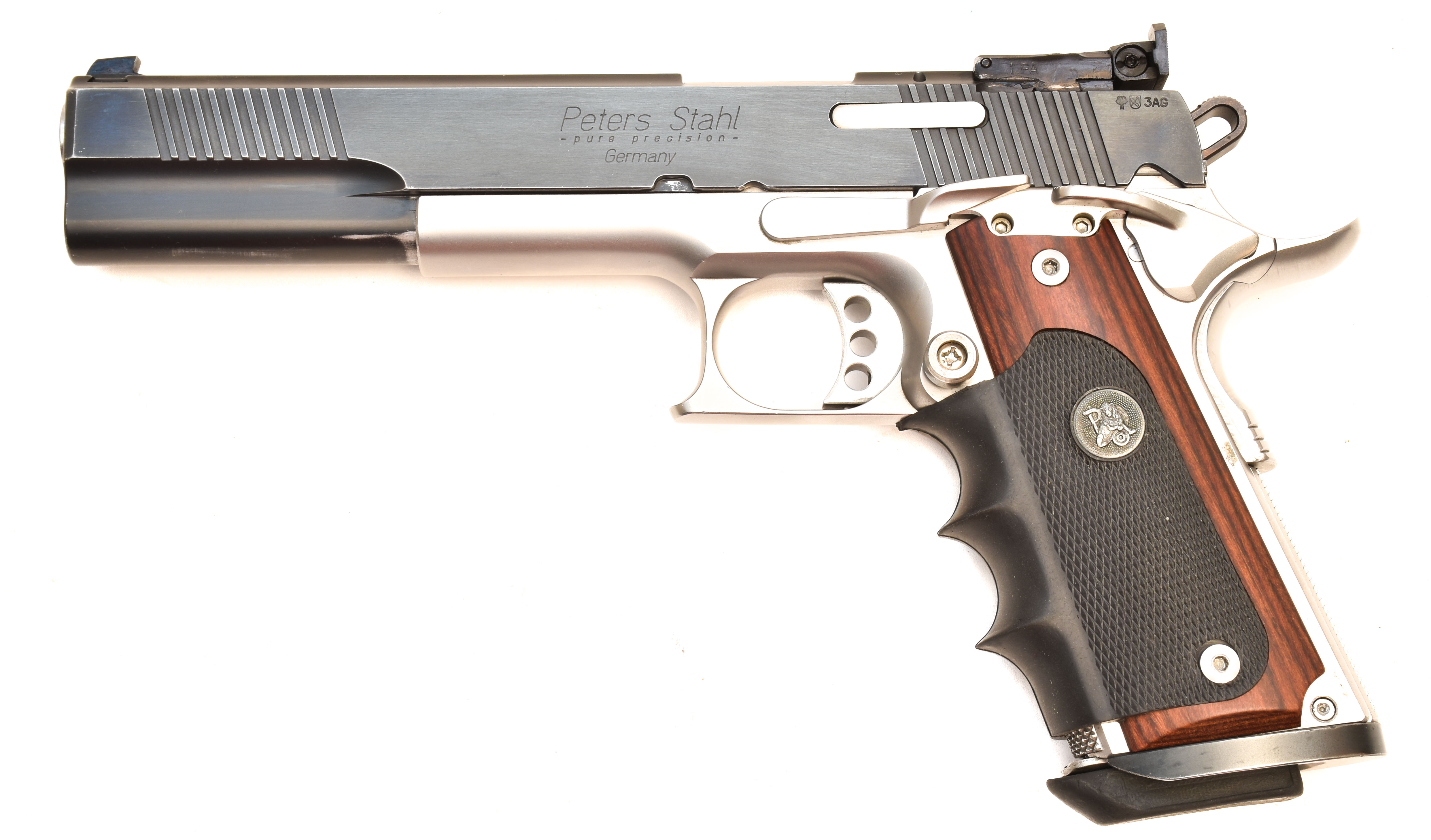 Peters Stahl Mod. 1911, 9 mm Luger, M20080, mit Wechselsystem .22 lr