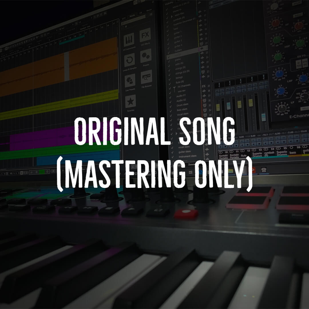 Original song mastering only Audible Pro