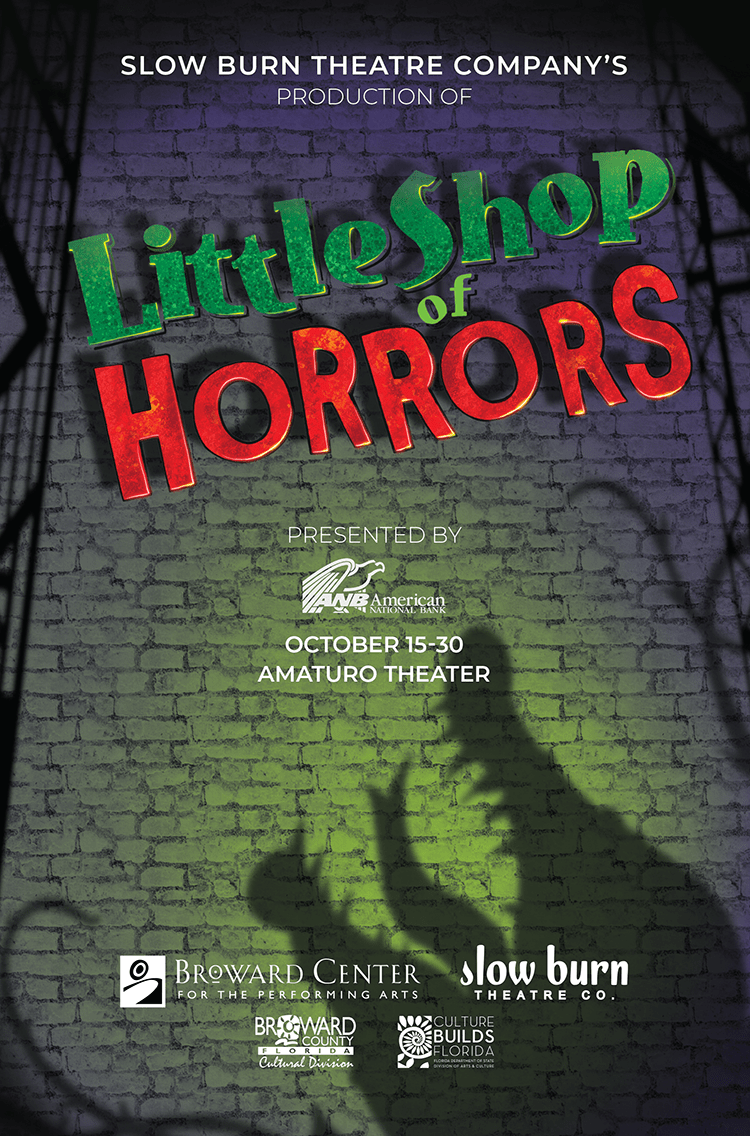 Slow Burn Theatre Company LITTLE SHOP OF HORRORS