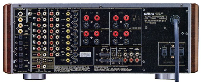 Yamaha DSP-A1 specifications Yamaha
