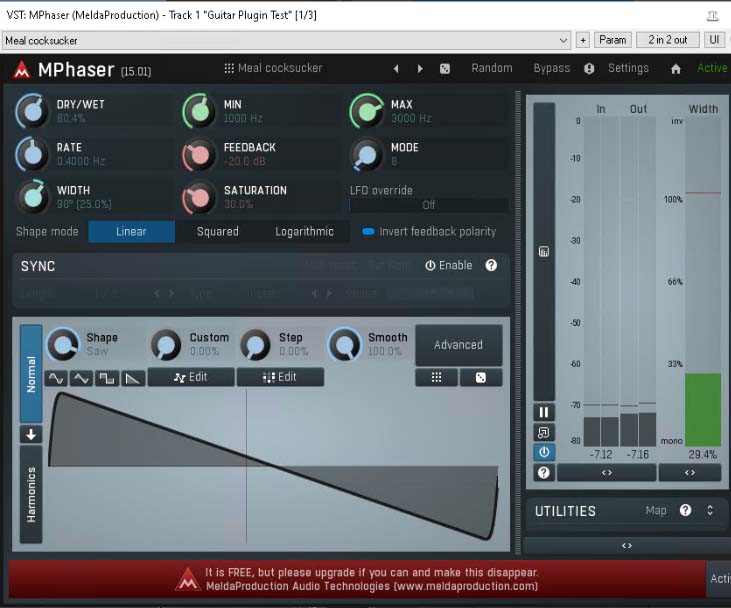 2 Free Phaser VST Plugins MPhaser & Blue Cat Phaser Untidy Music