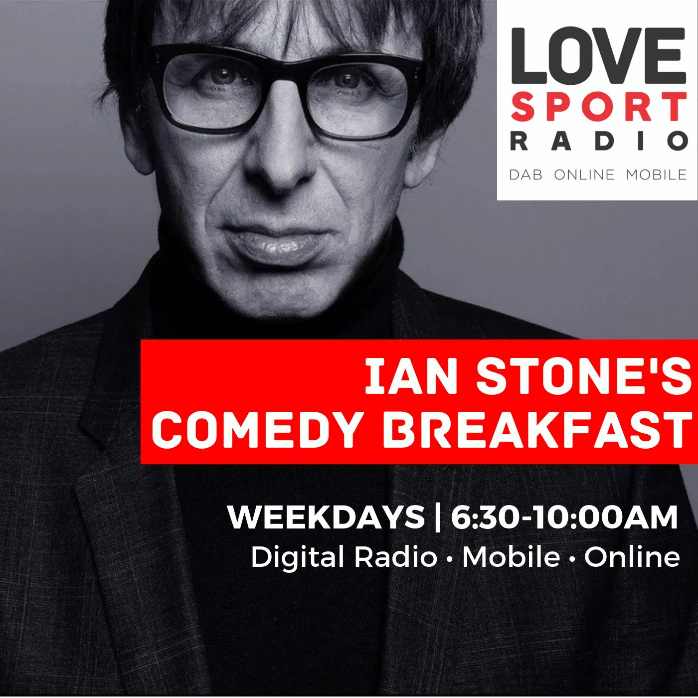 Ian Stone's Comedy Breakfast on Love Sport Radio / Rise of Women's