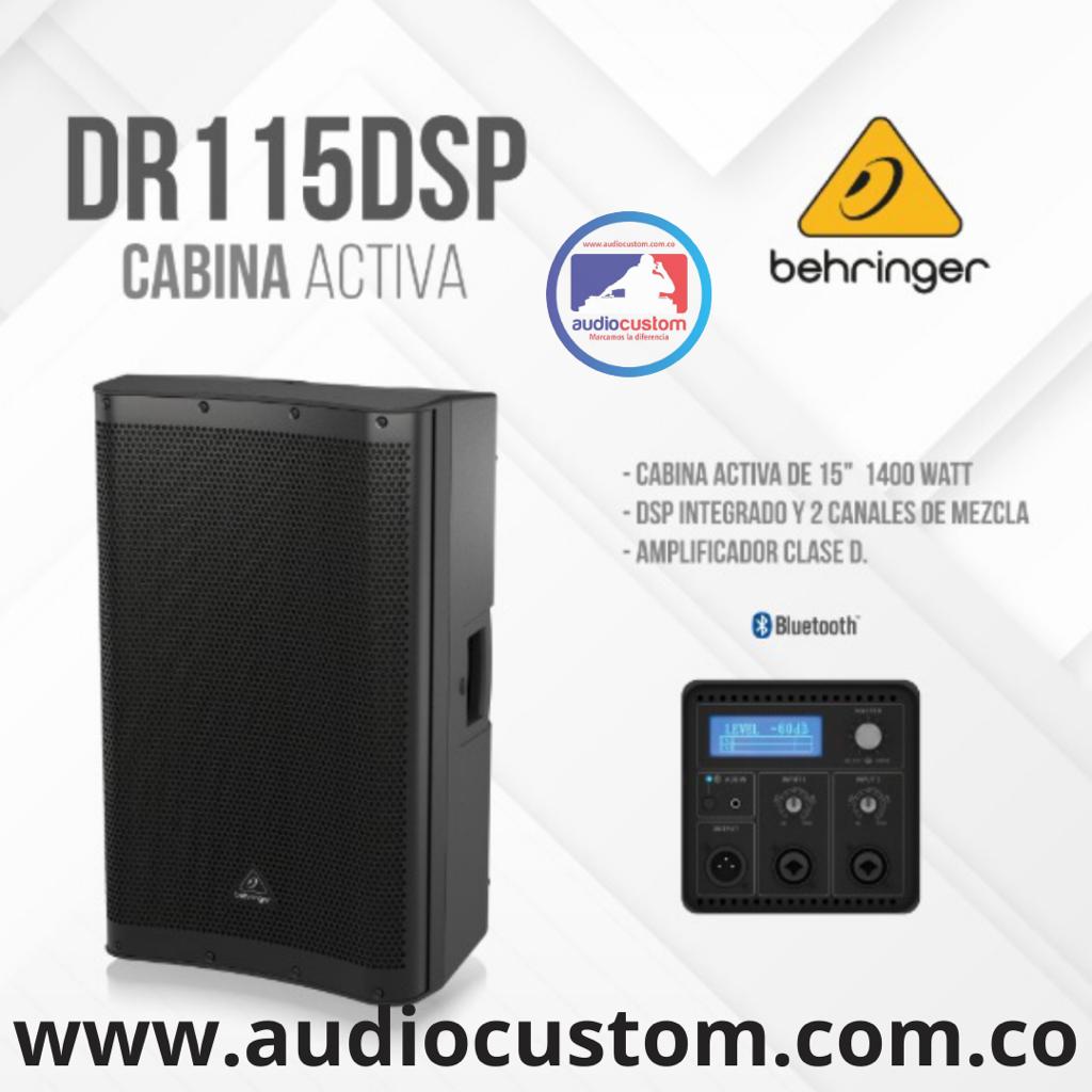 DR115DSP Cabina Activa 15" 1400W Behringer Audiocustom