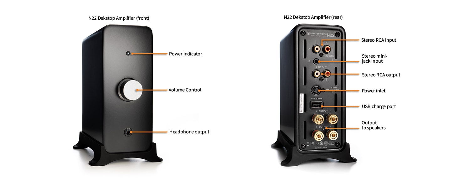 N22 Desktop Audio Amplifier — Audioengine