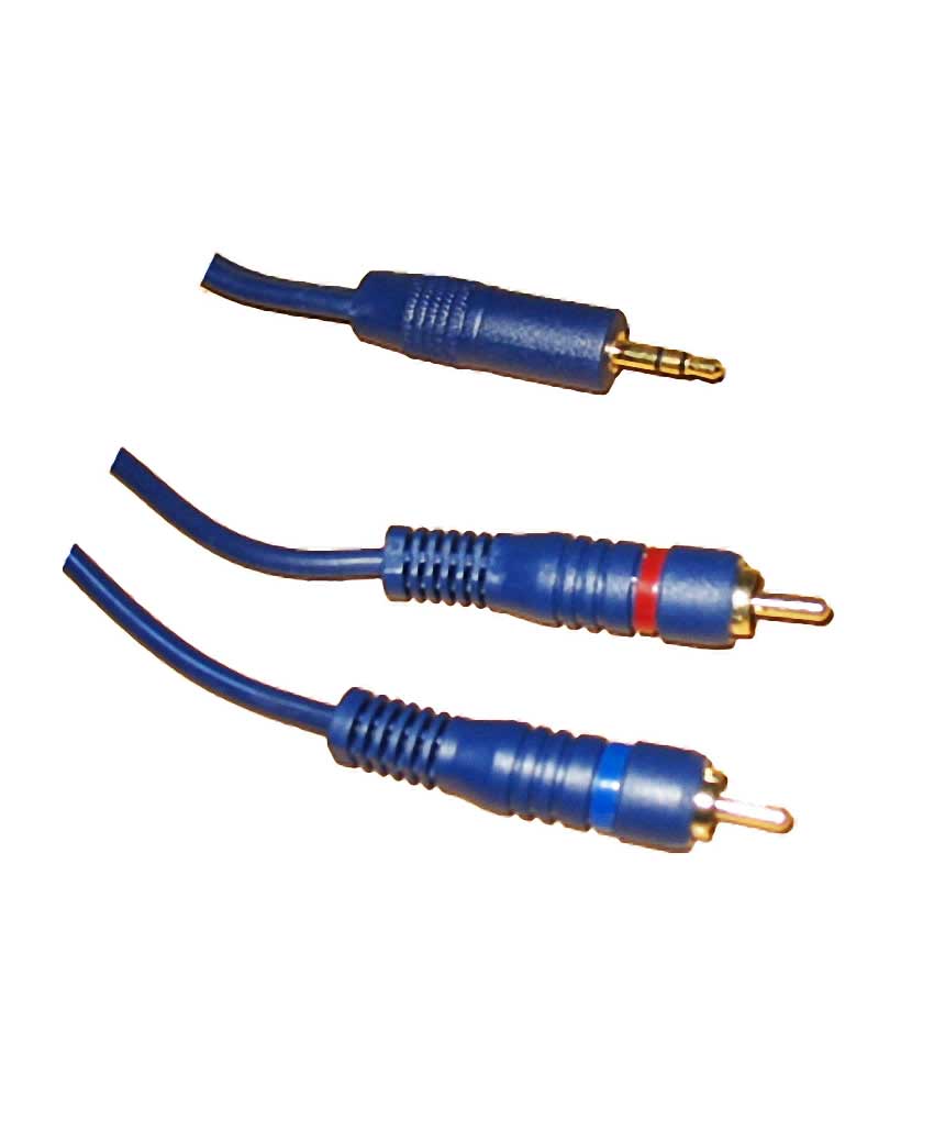 Cable de Audio RCA Mini plug 3.5 audiofans profesional