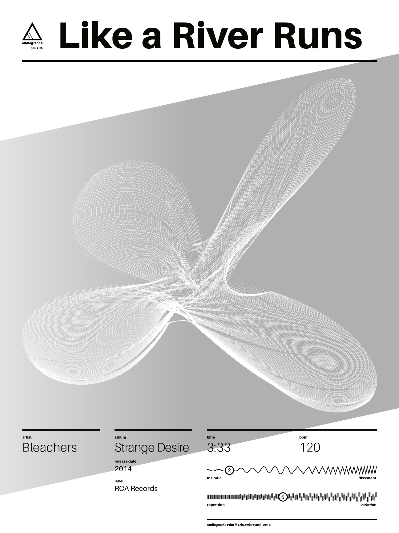 175 Like a River Runs by Bleachers Audiographa