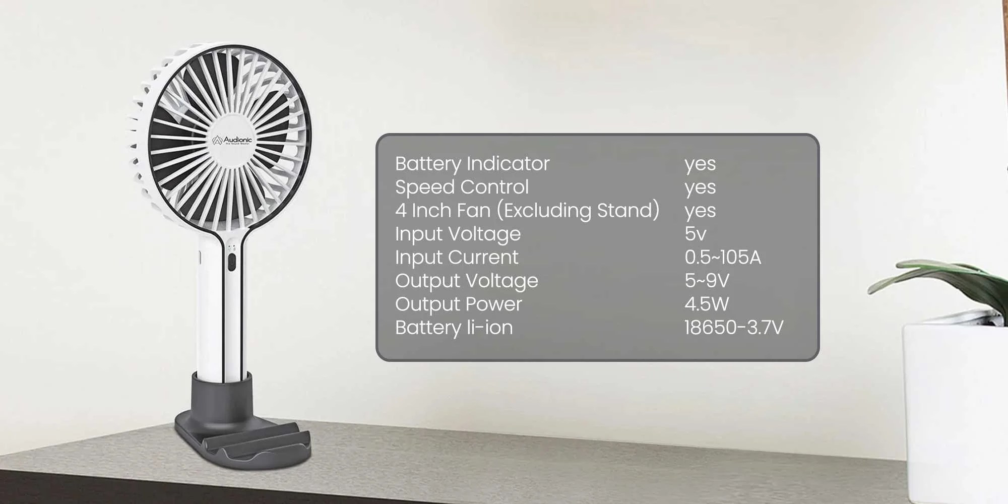 Audionic AirWave Usb Fan NC TECH