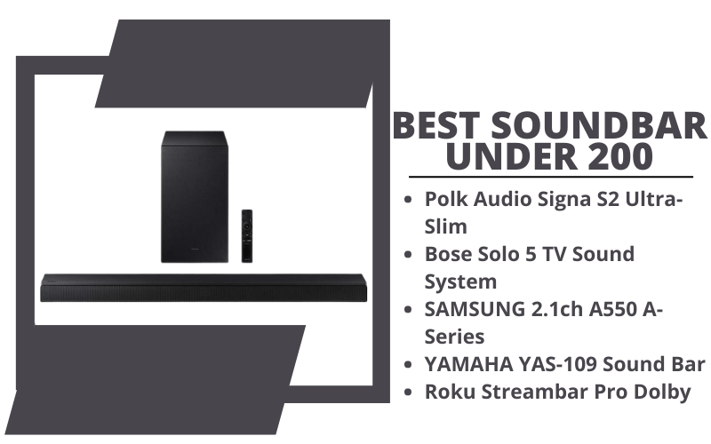 Best Soundbar Under 200 for Music & TV in 2024