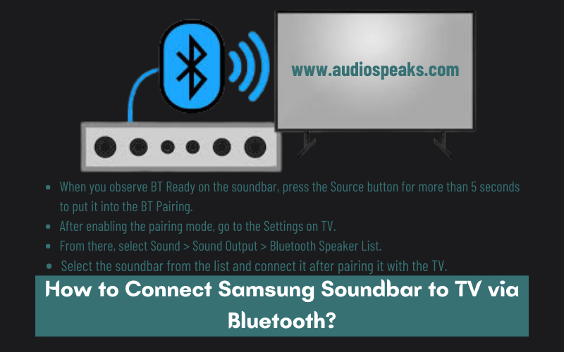 5 Steps How to Connect Samsung Soundbar to TV?