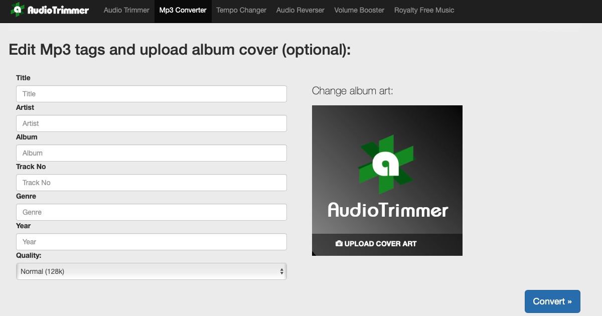 Convert Audio or Video to Mp3 AudioTrimmer