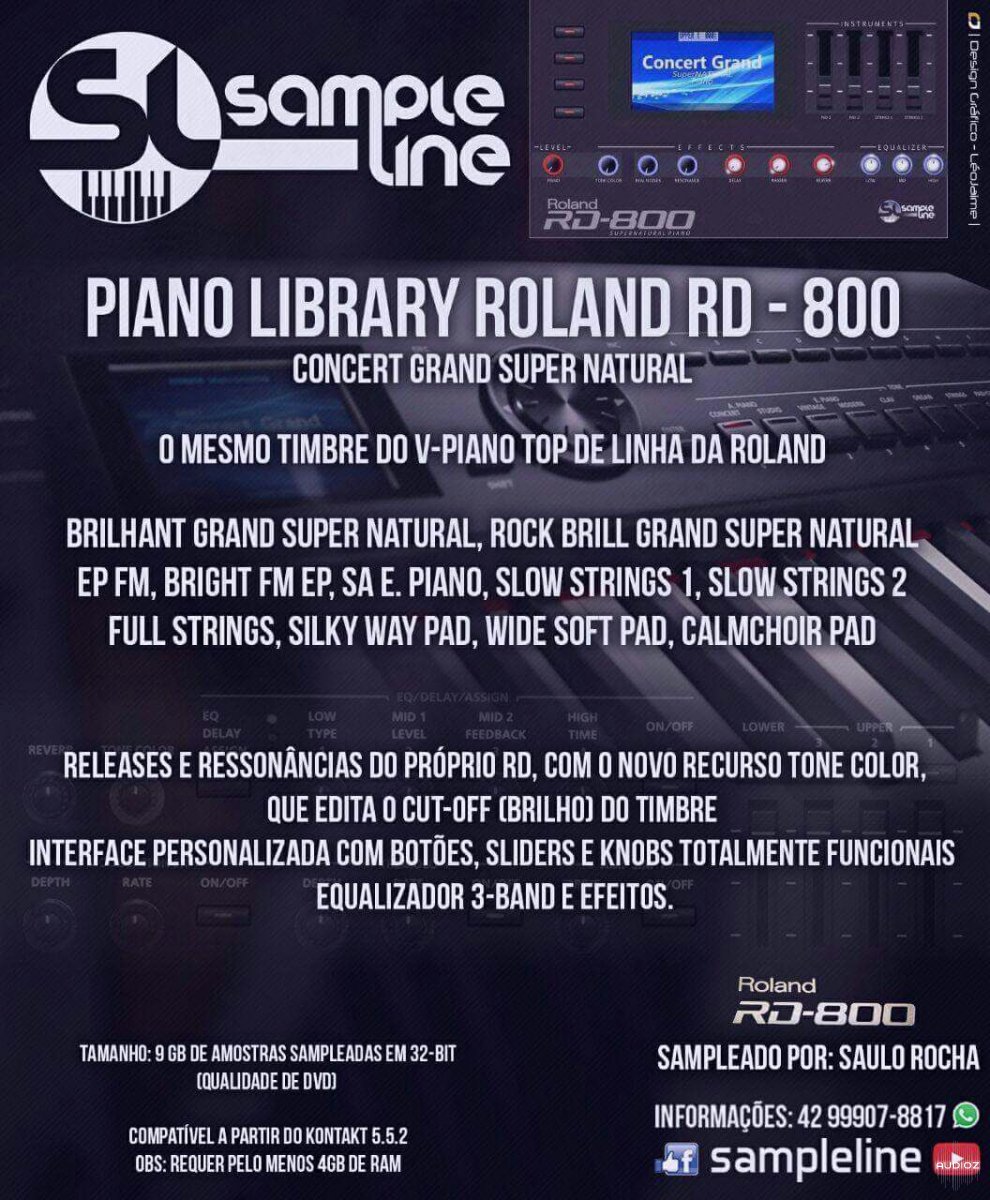 REQ SampleLine Roland RD800 Kontakt » AudioZ