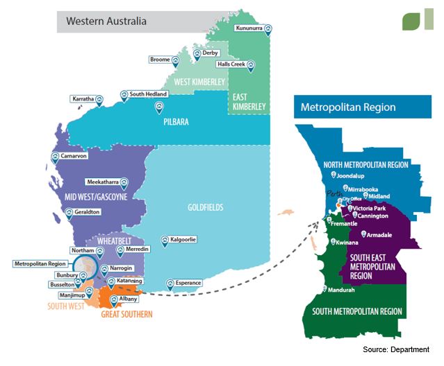 Appendix 1 Department of Communities Housing regions and office
