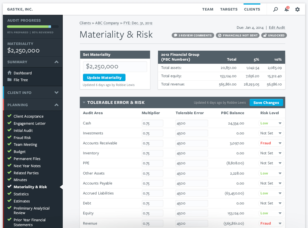 AuditFile CloudBased Audit Software Product Overview