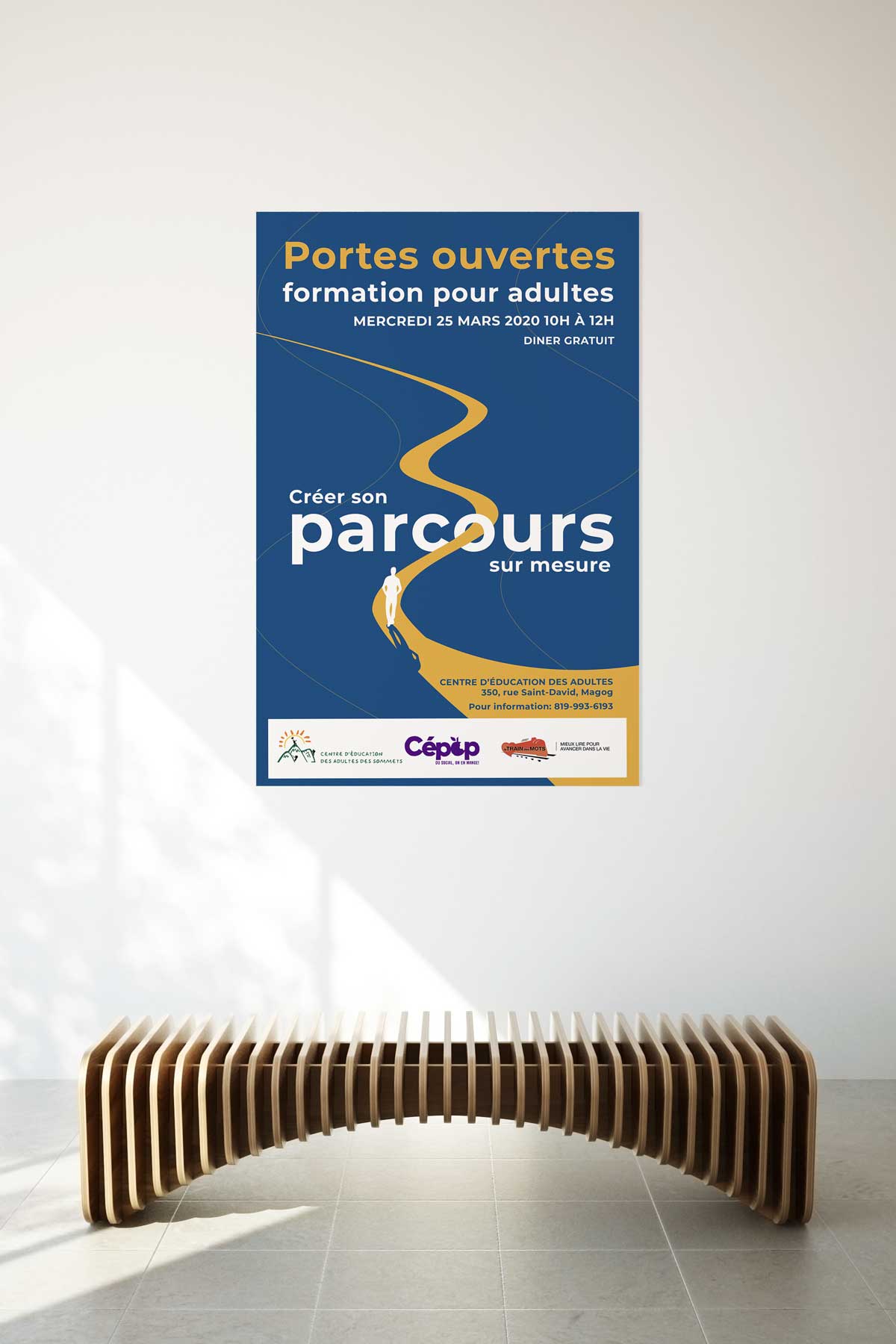 Affiche pour porte ouverte Audreyhenault