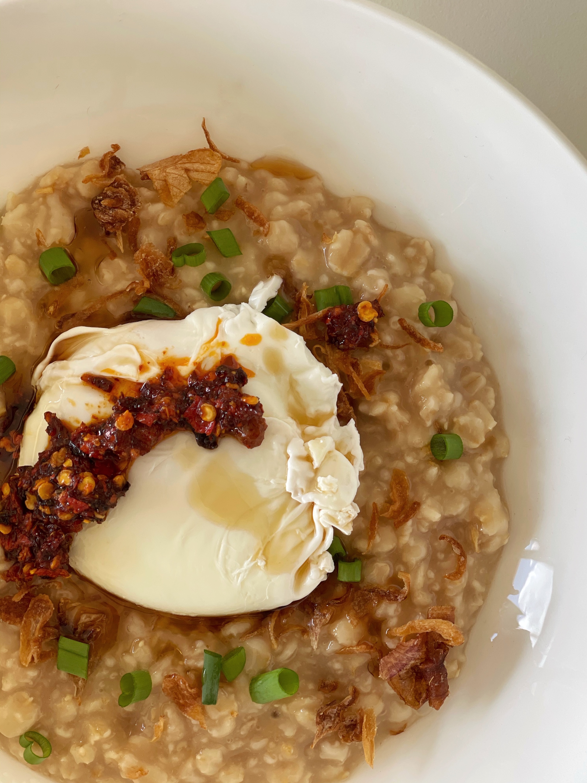 savoury oatmeal (chinesestyle) audreysaurus
