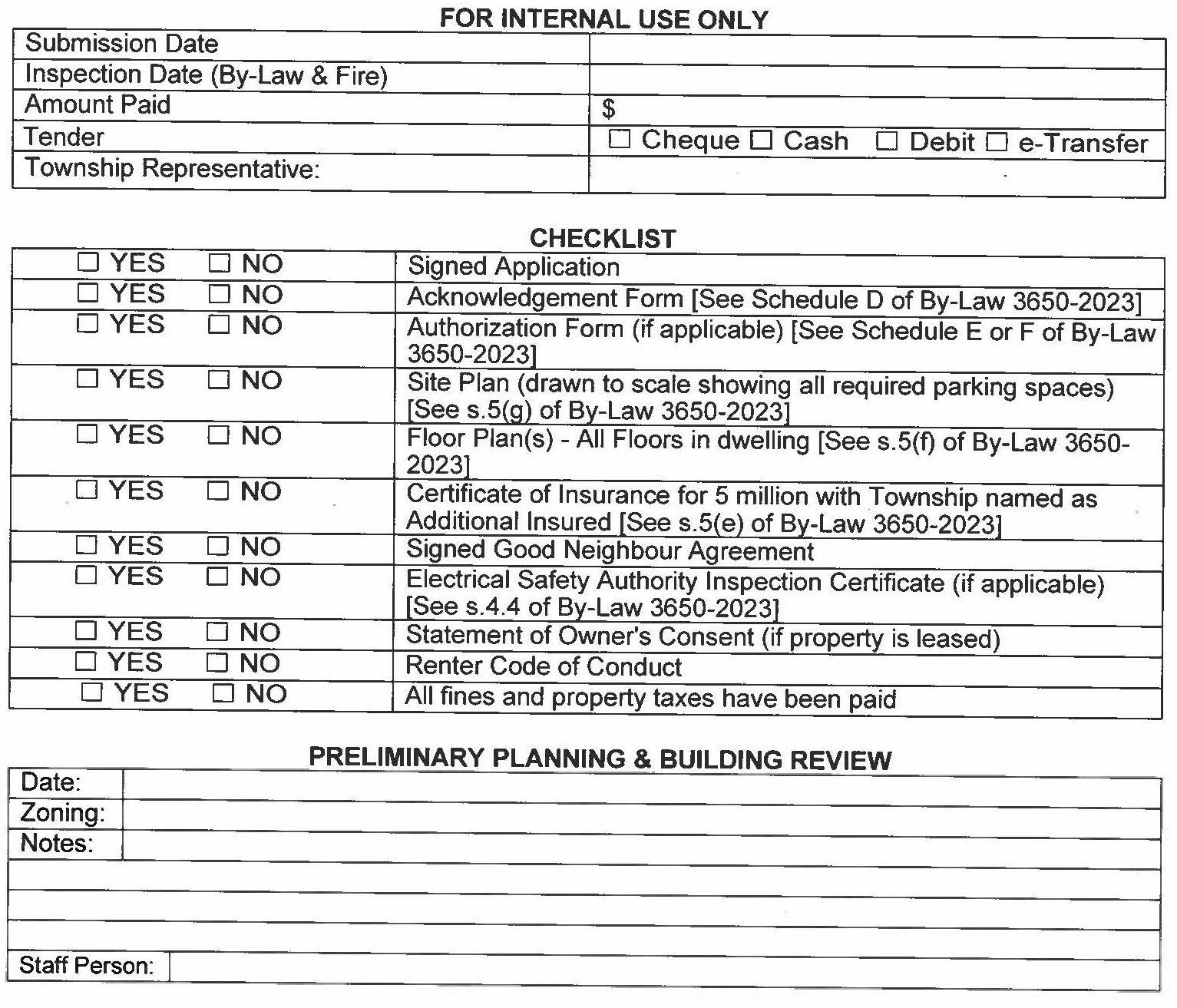 36502023 License & Regulate Short Term Rentals Augusta Township