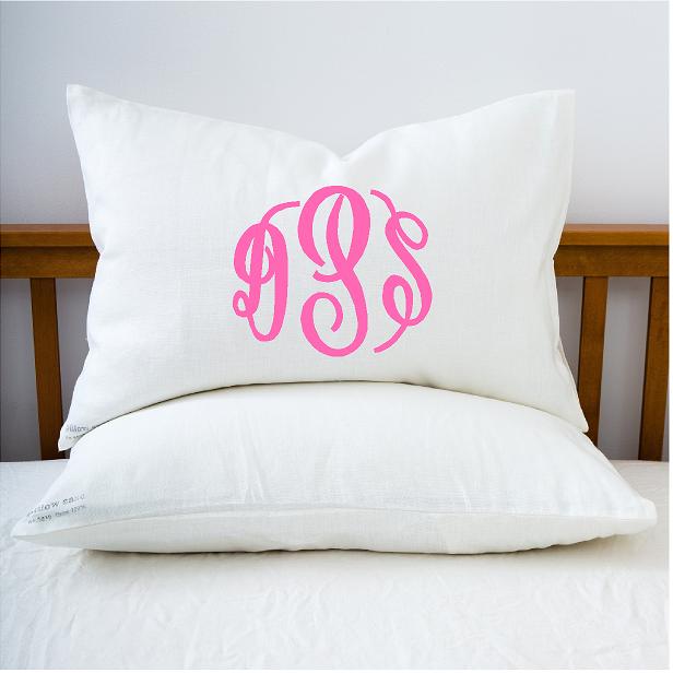 Luxe Monogrammed Pillow