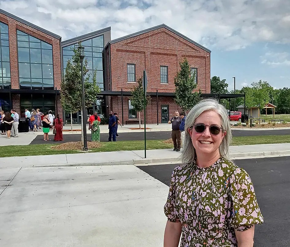 Corporate partners help to celebrate the grand opening of the downtown