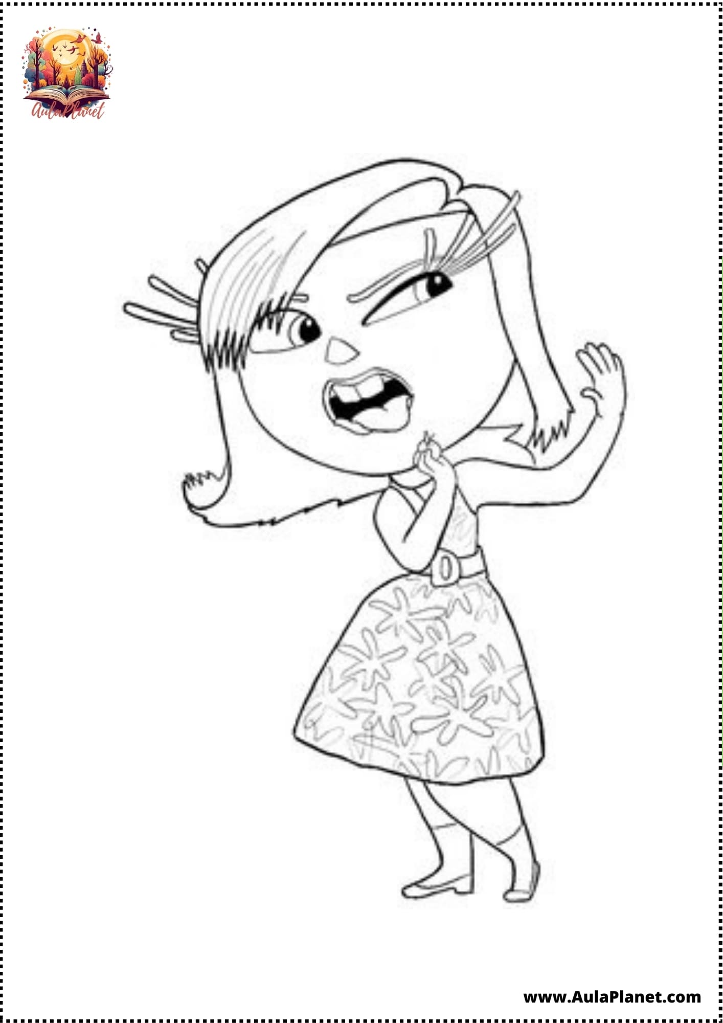 Inside Out 2 Coloring Pages Free Printables to Download