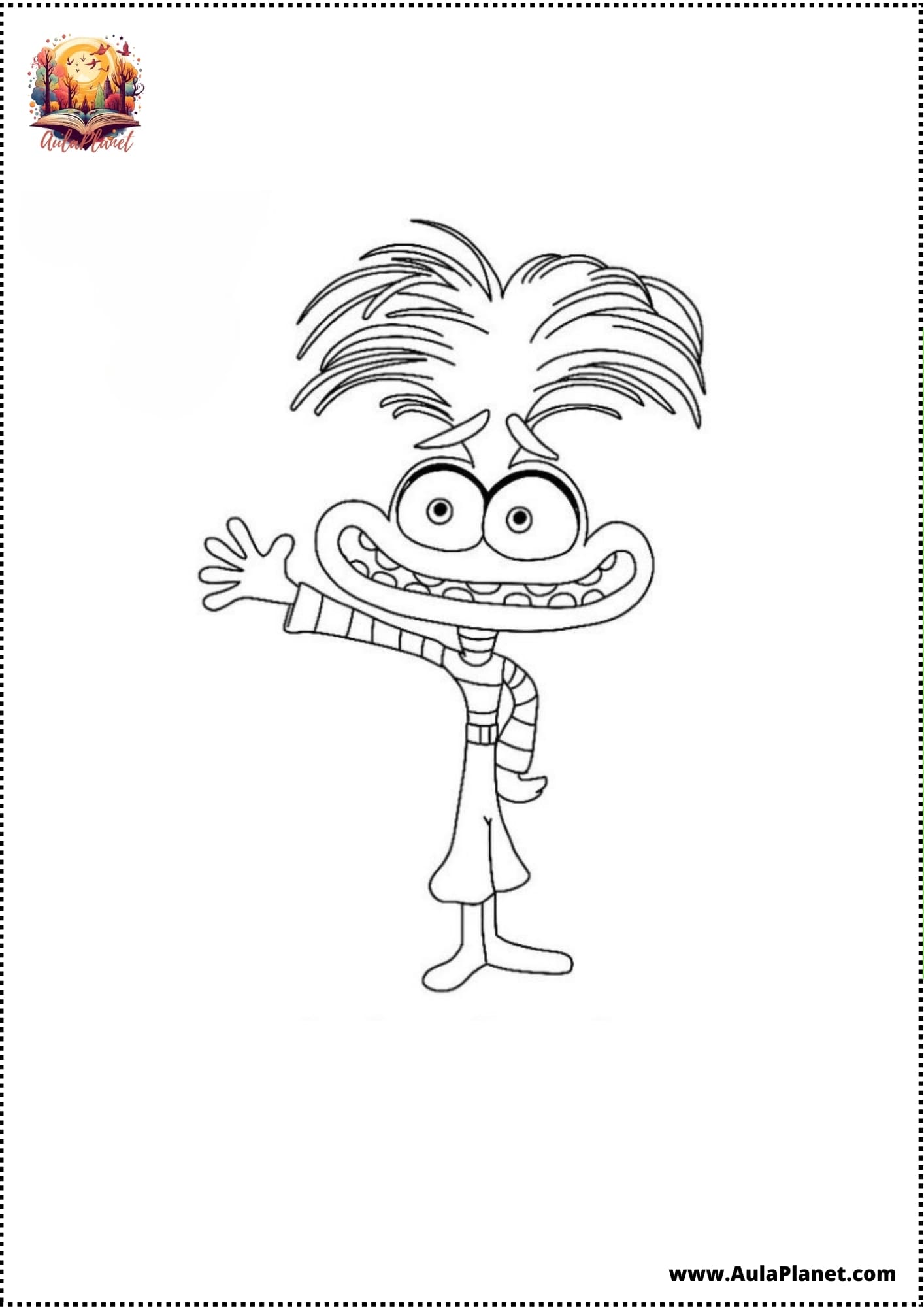 Inside Out 2 Coloring Pages Free Printables to Download