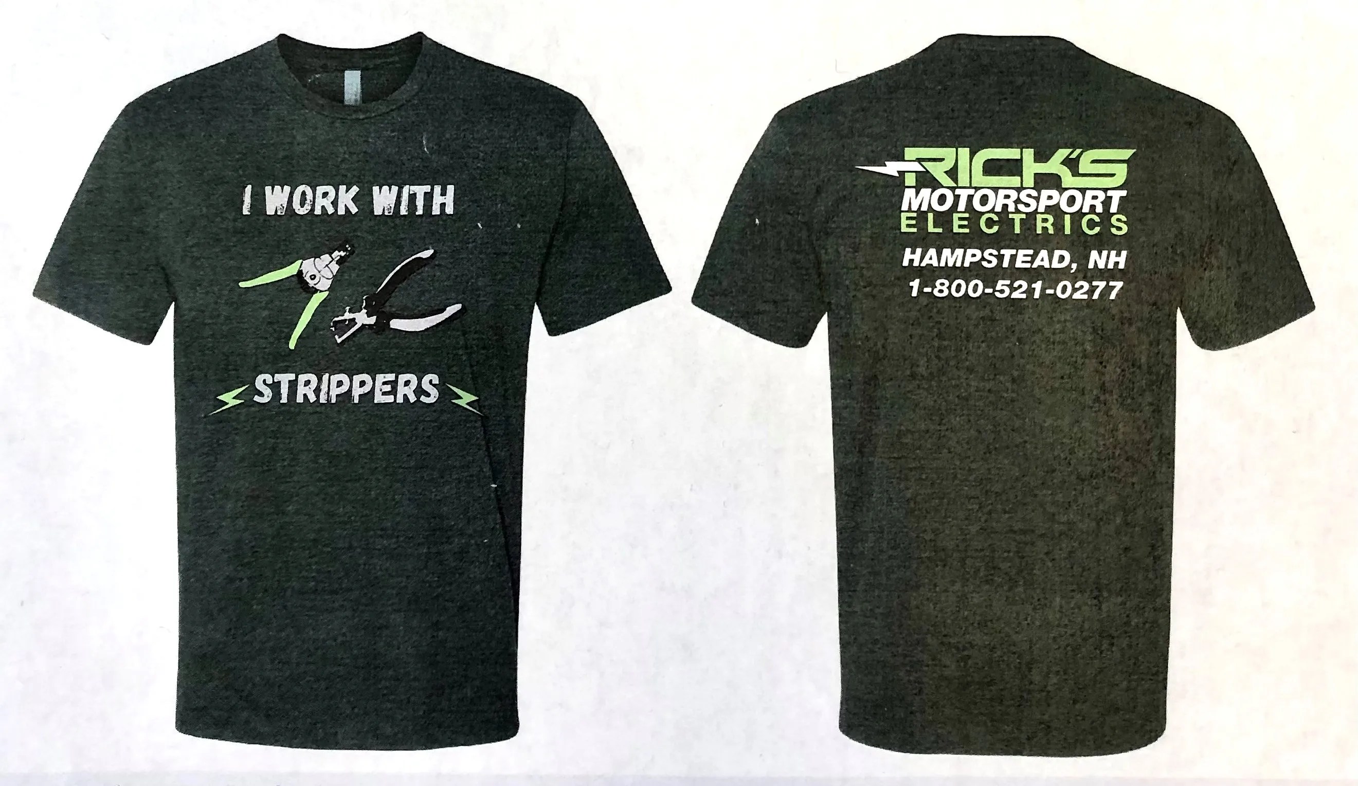 I Work With Strippers Company Shirt Size XXL PROMO_005XXL from Rick's