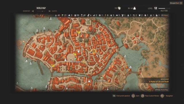 Triss Location in Novigrad Witcher 3 Wild Hunt