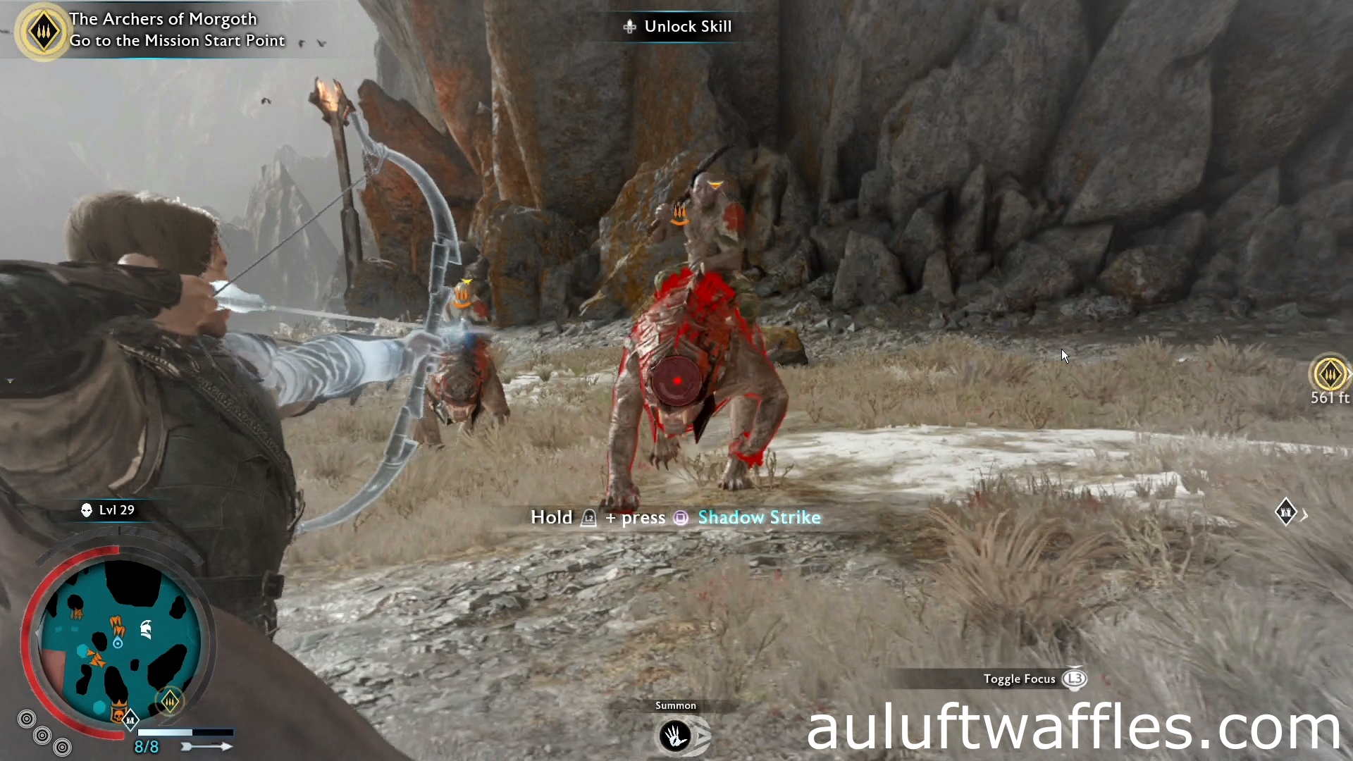 How to Kill Caragors Middle Earth Shadow of War short video game guides