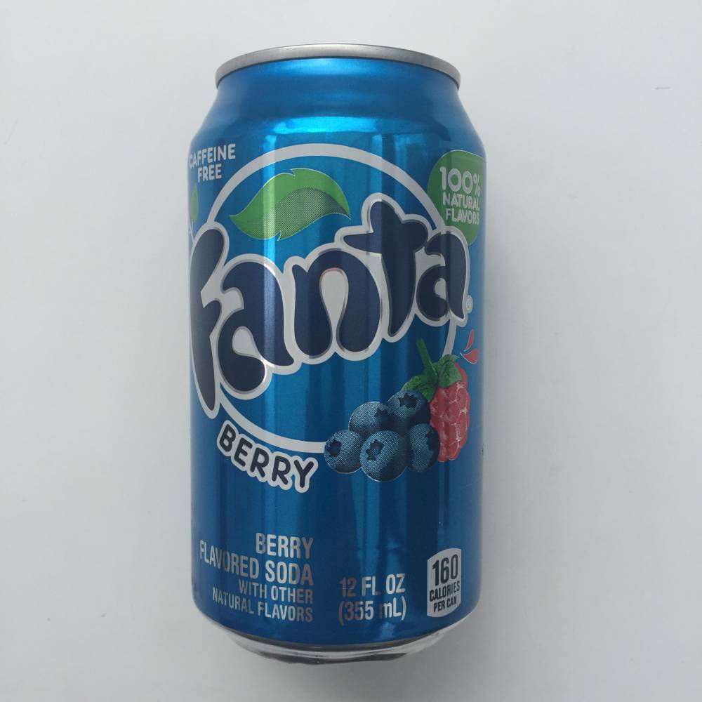 Fanta Berry Blue berry flavoured soda