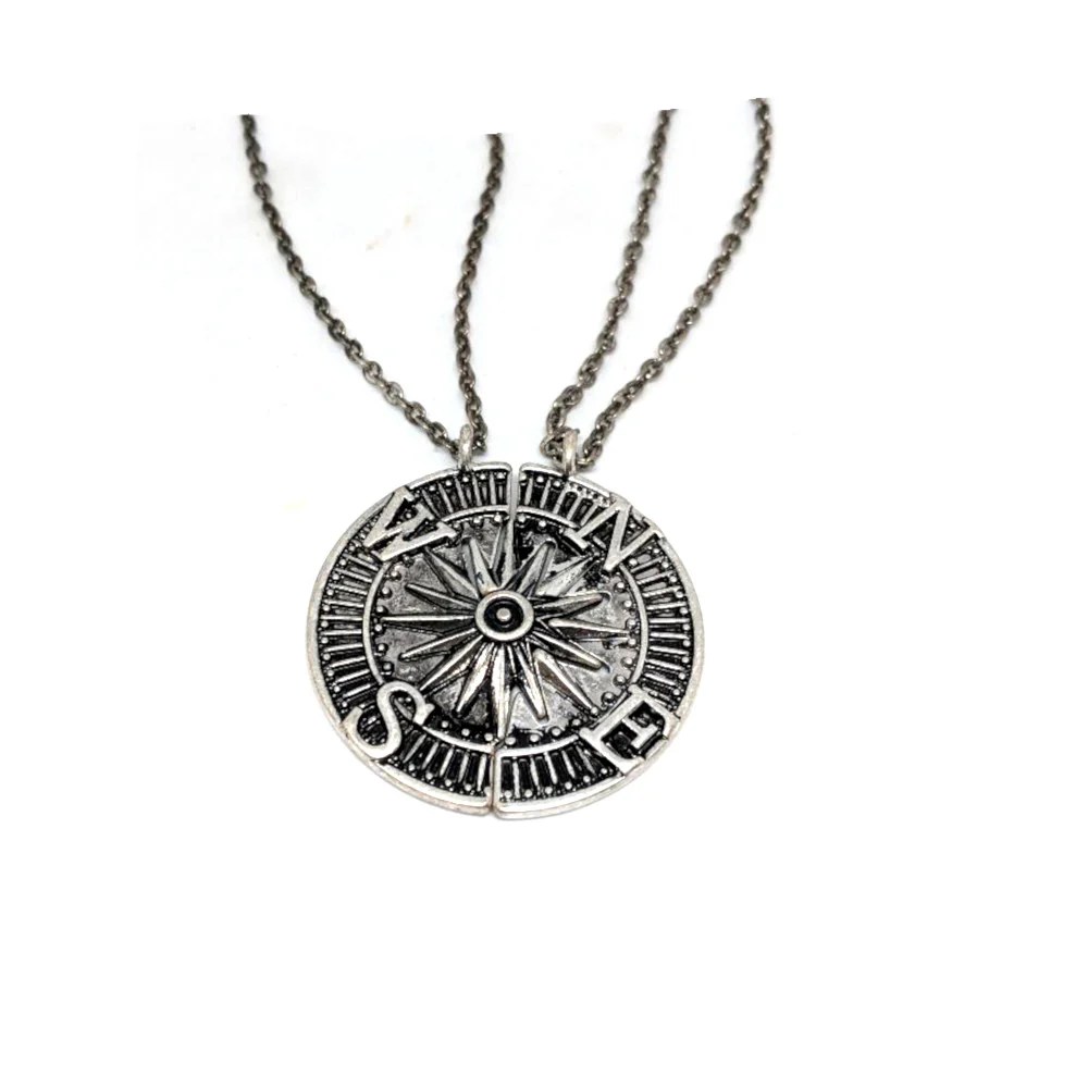 Lost Compass BFF Necklace Aunt Matilda's Steampunk Trunk